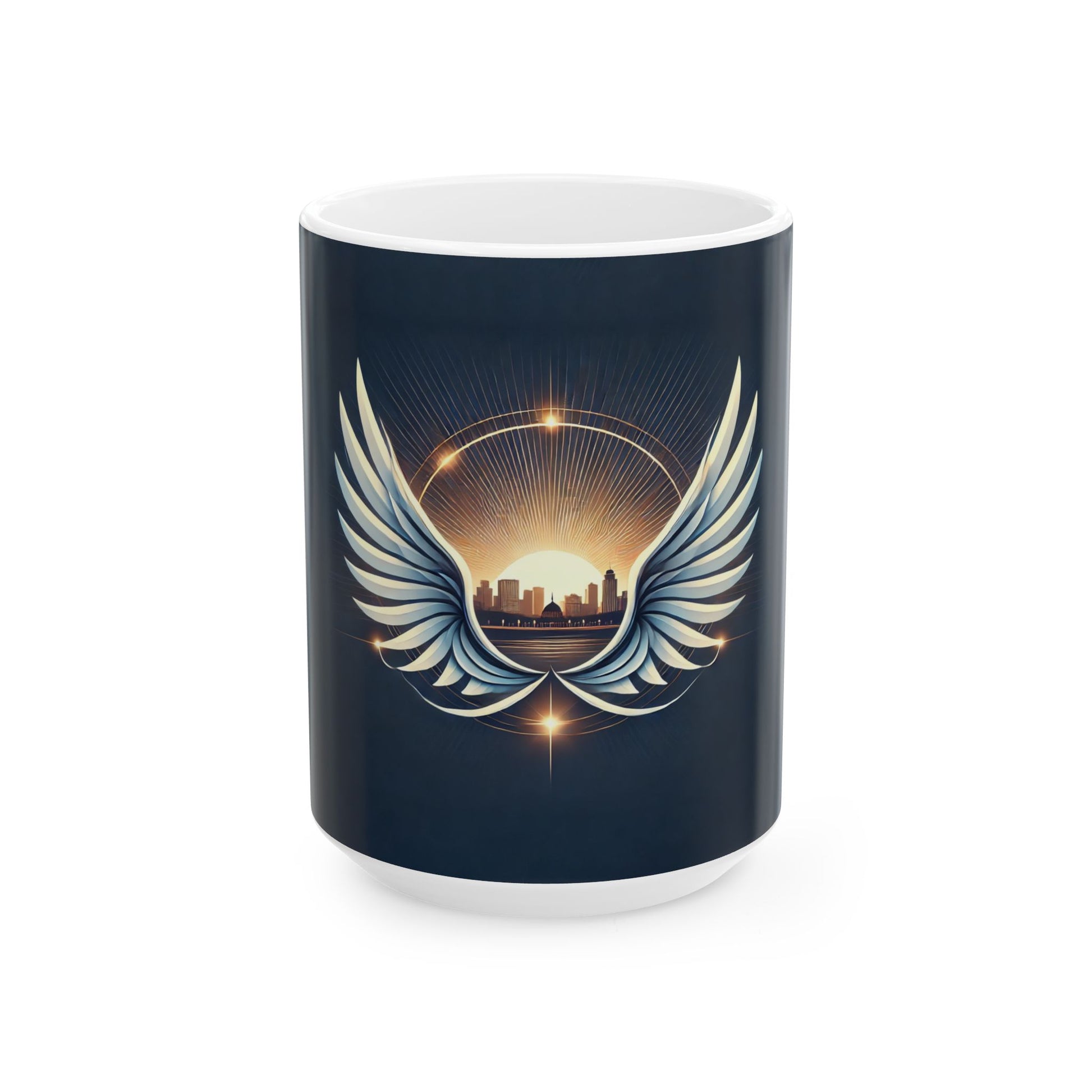 Sunset Wings Ceramic Mug 11oz, 150z - American Zionist