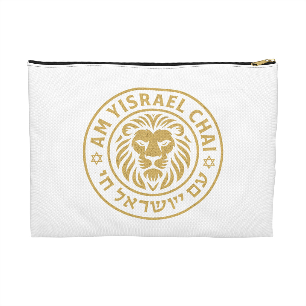 Am Yisrael Chai Accessory Pouch - American Zionist