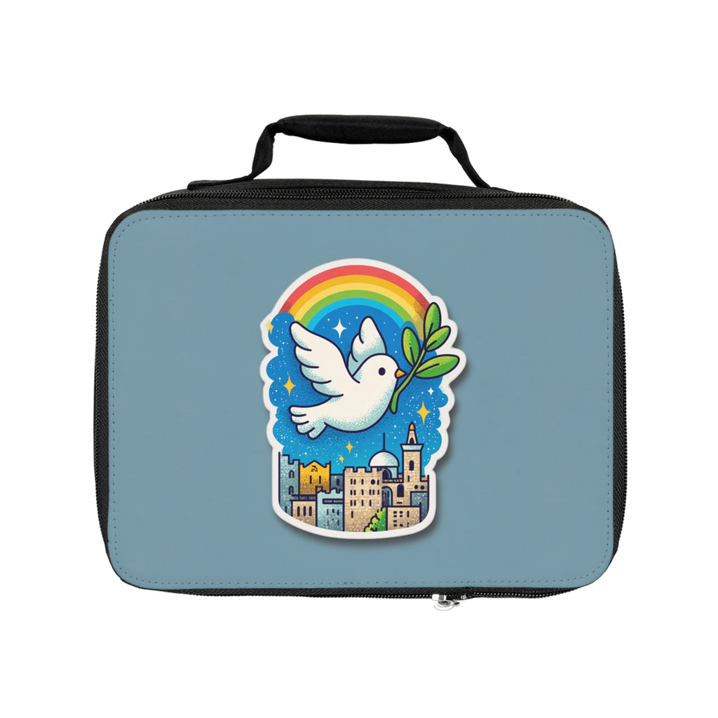 Rainbow Dove Of Jerusalem Lunch Bag - American Zionist