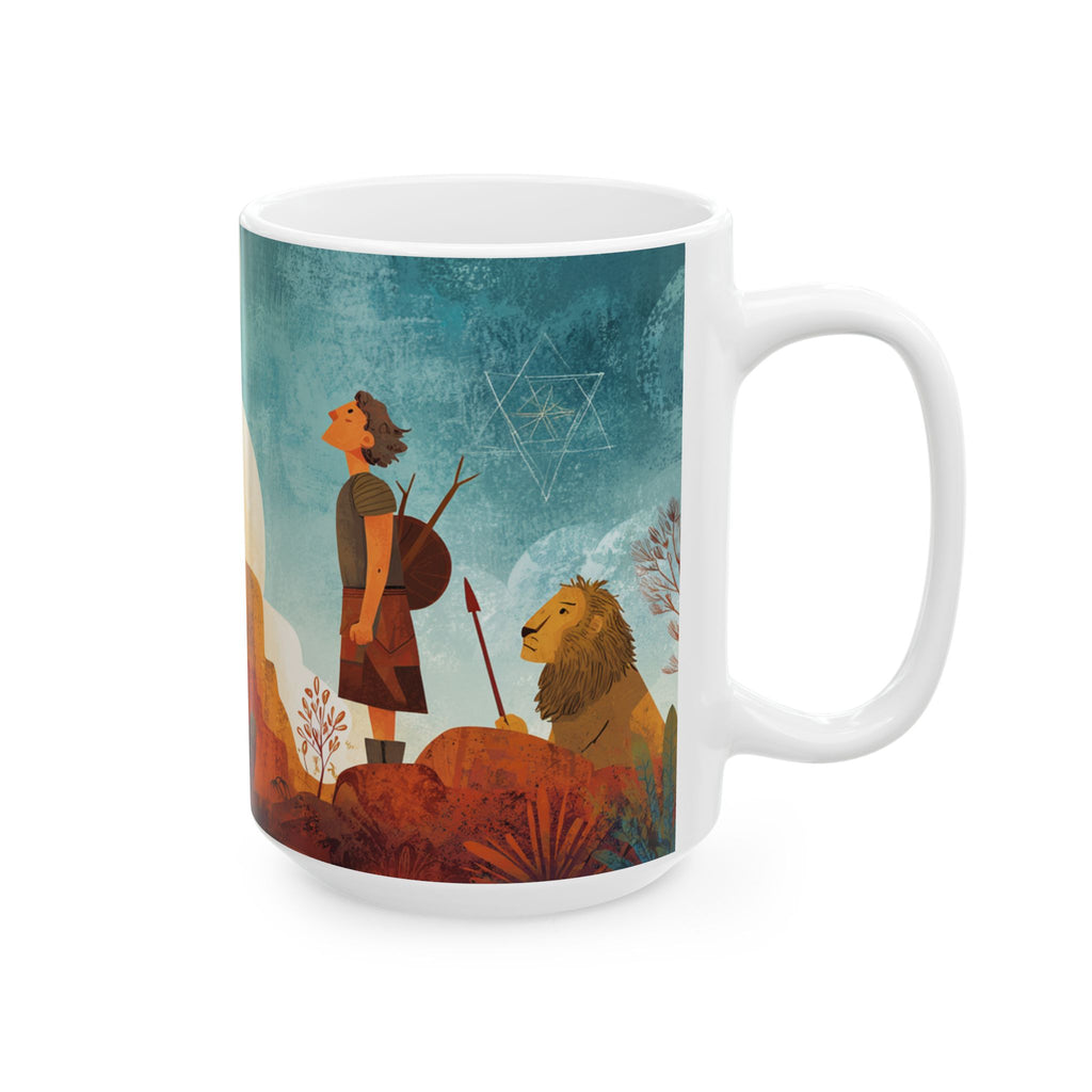 Jerusalem Adventurer Ceramic Mug 11oz, 15oz - American Zionist