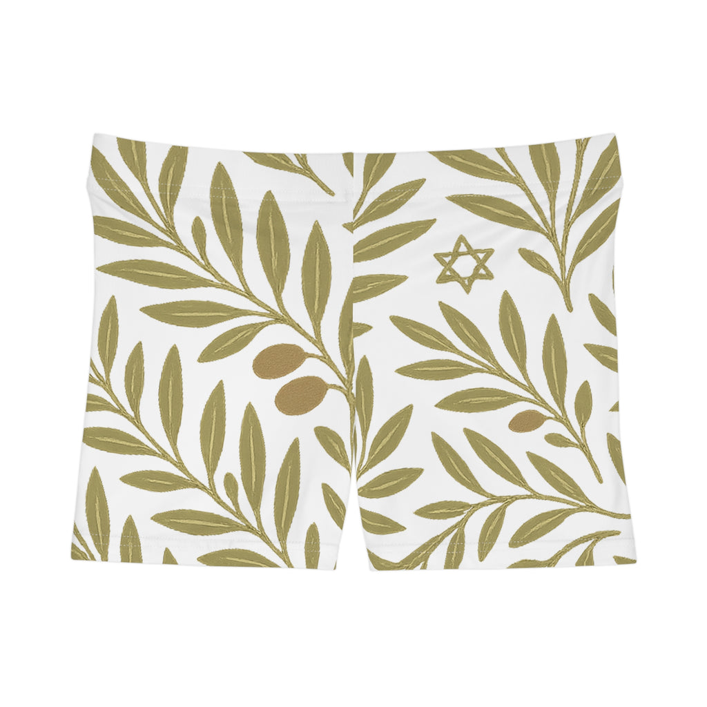 Olive Bloom Women's Shorts (AOP) - American Zionist