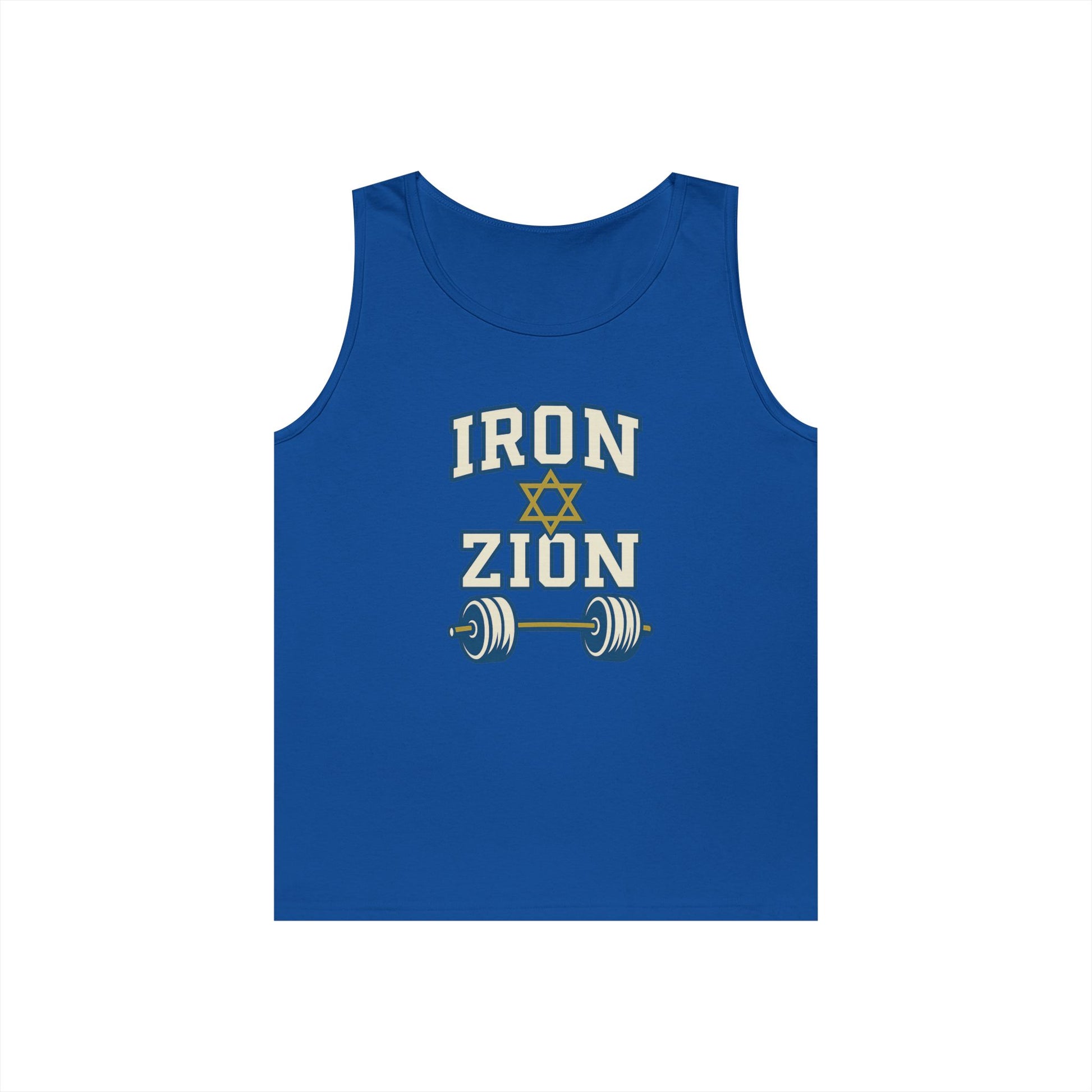 Iron Zion Unisex Heavy Cotton Tank Top - American Zionist