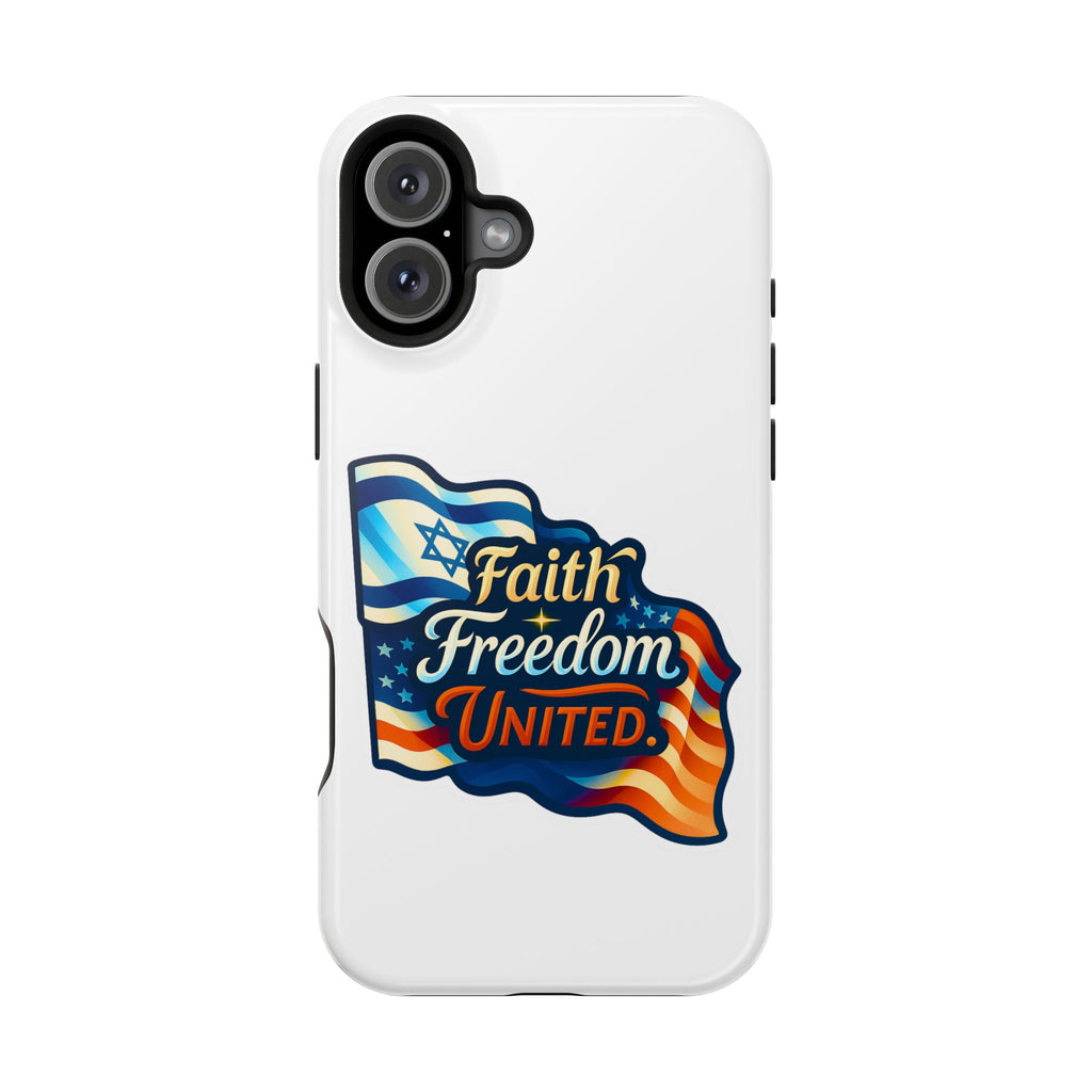 Faith Freedom United Magnetic Tough Cases - American Zionist