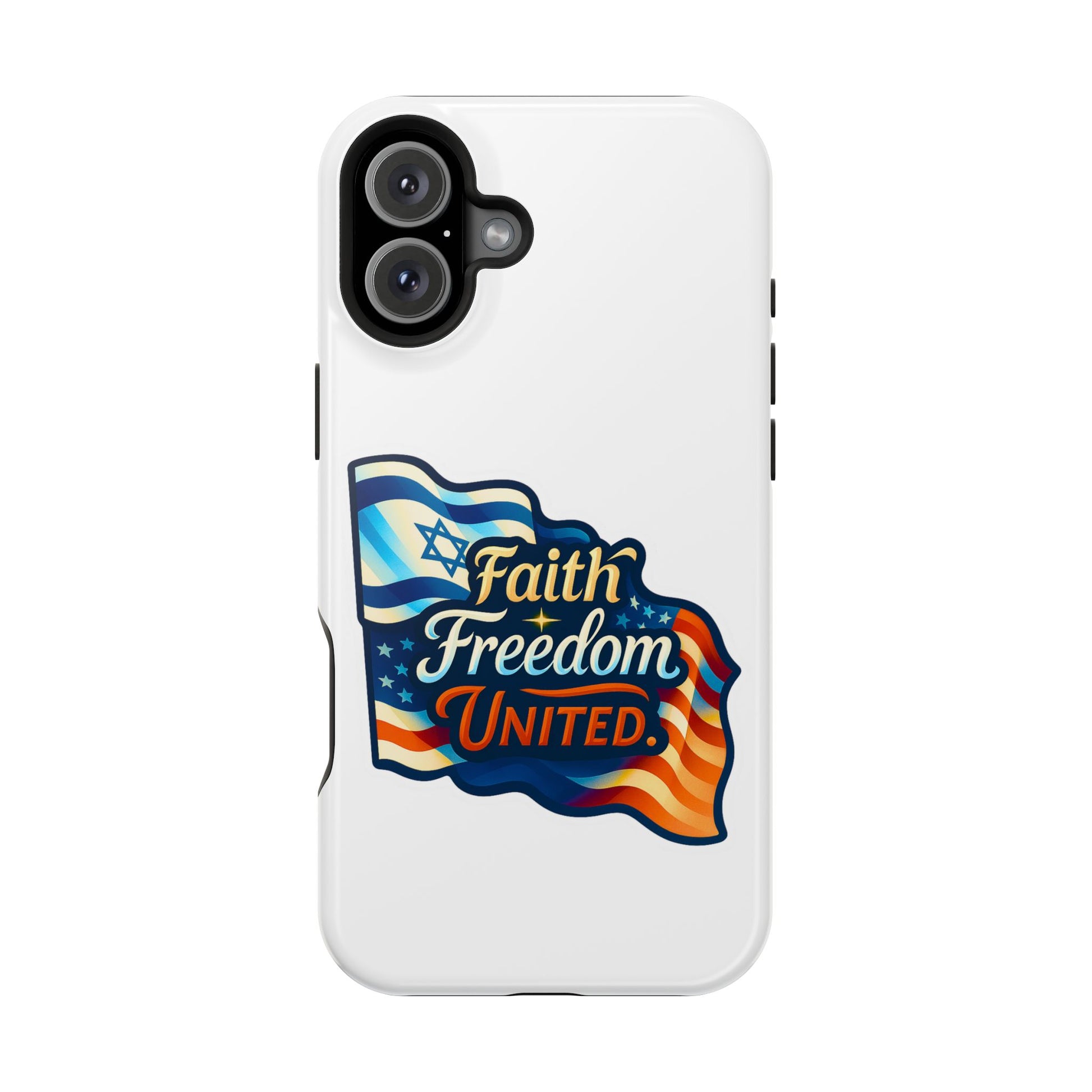 Faith Freedom United Magnetic Tough Cases - American Zionist