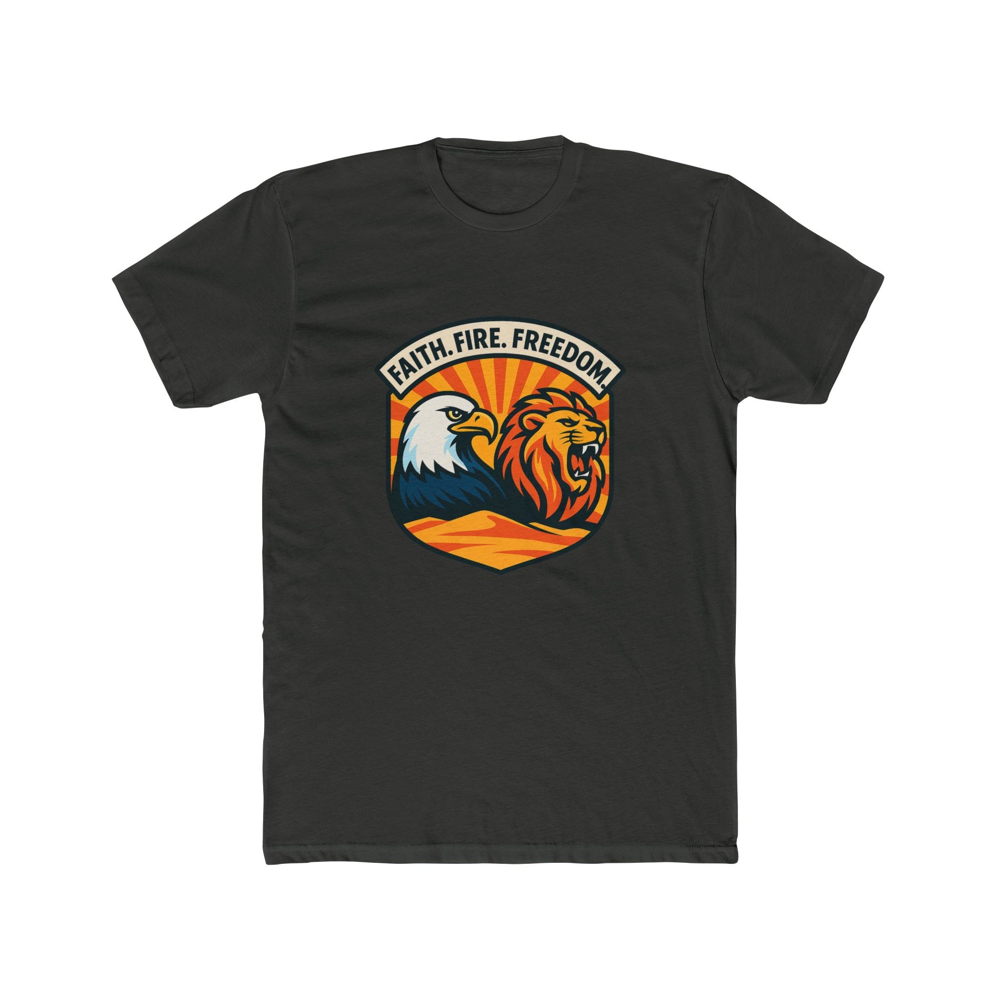 Lions Eagles Rise Unisex Cotton Crew Tee - American Zionist