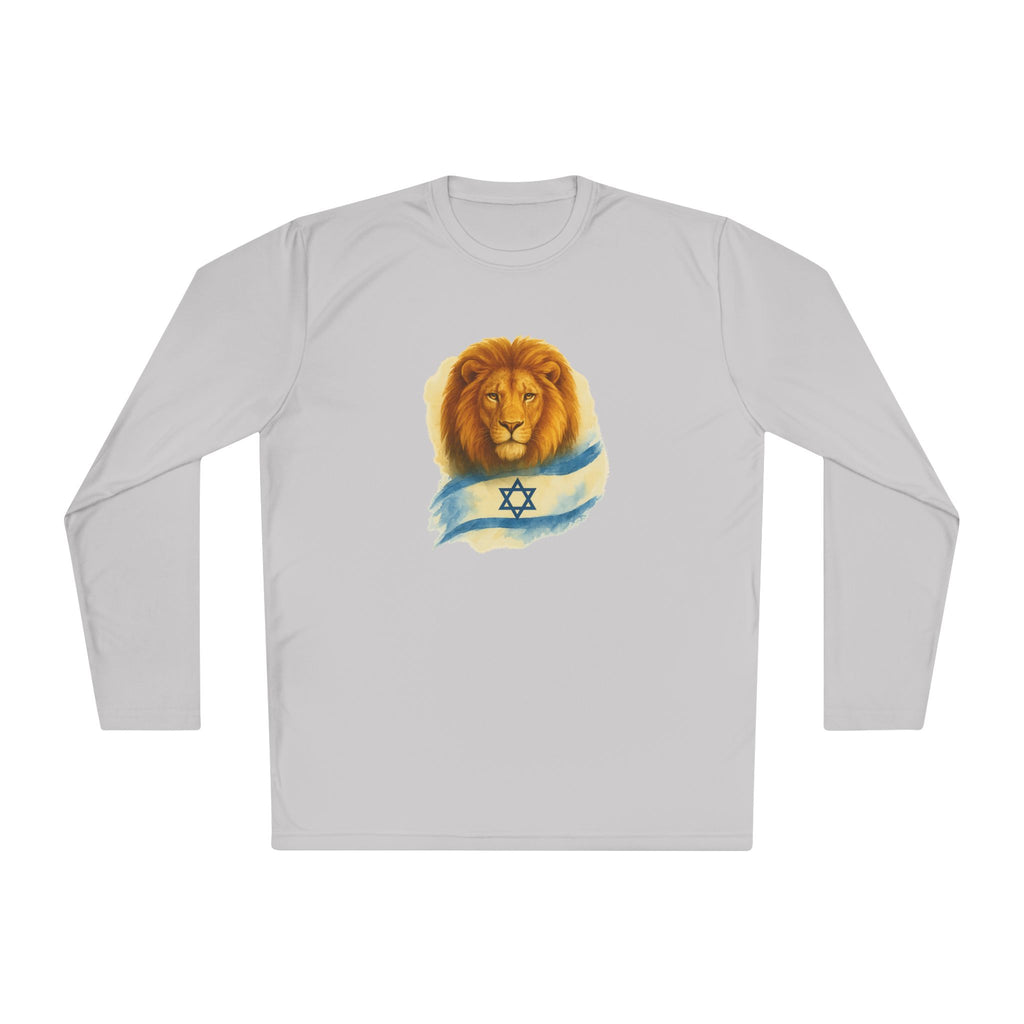 Lion Of Israel Unisex Lightweight Long Sleeve Tee - American Zionist