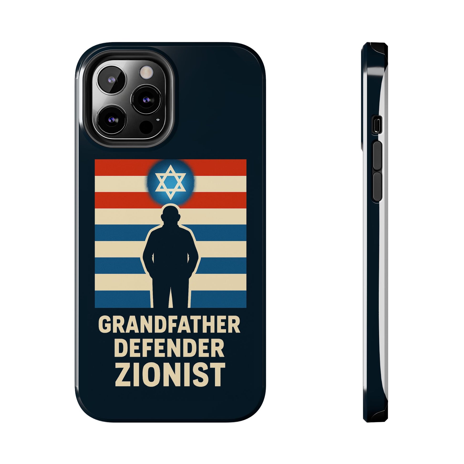 Grandfather Zionist Tough Phone Cases - American Zionist