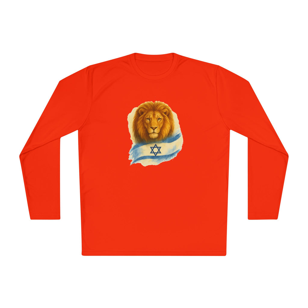 Lion Of Israel Unisex Lightweight Long Sleeve Tee - American Zionist