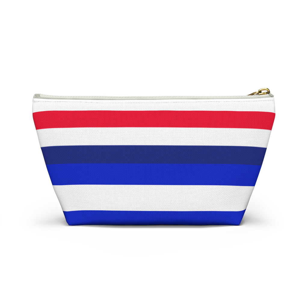 Two Flags. One Heart Accessory Pouch w T - bottom - American Zionist