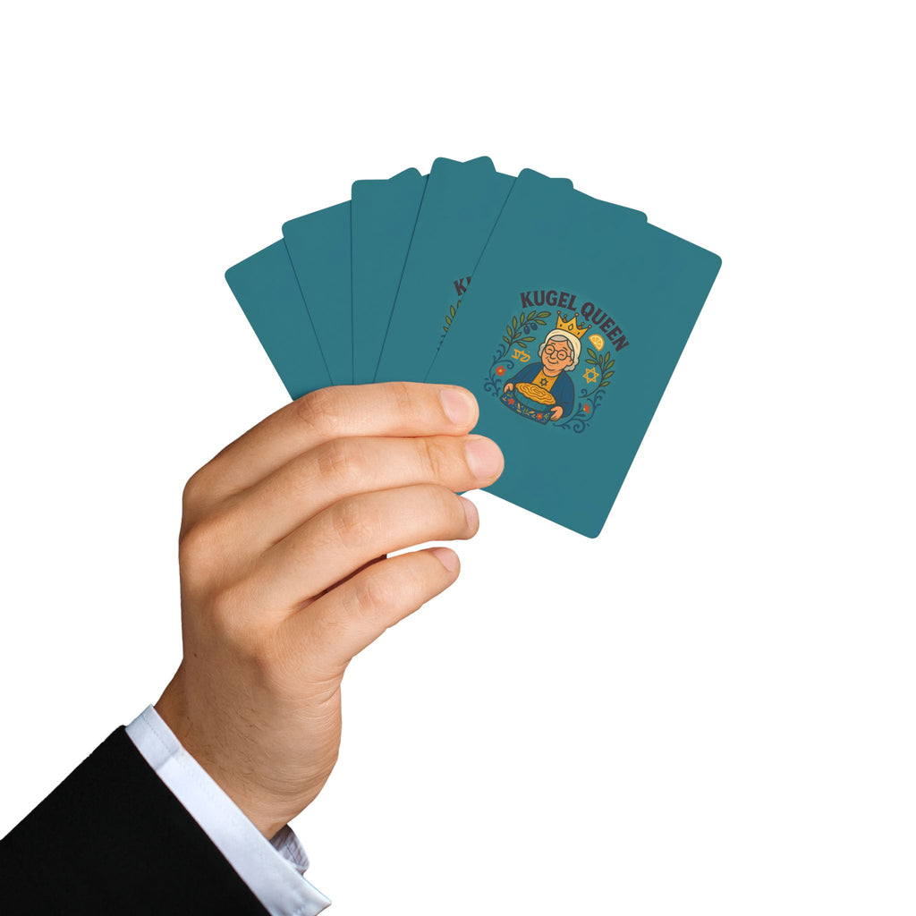 Kugel Queen Poker Playing Cards - American Zionist