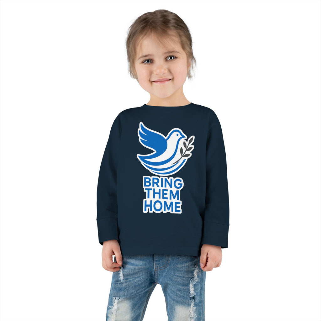 Dove Bring Them Home Toddler Long Sleeve Tee - American Zionist