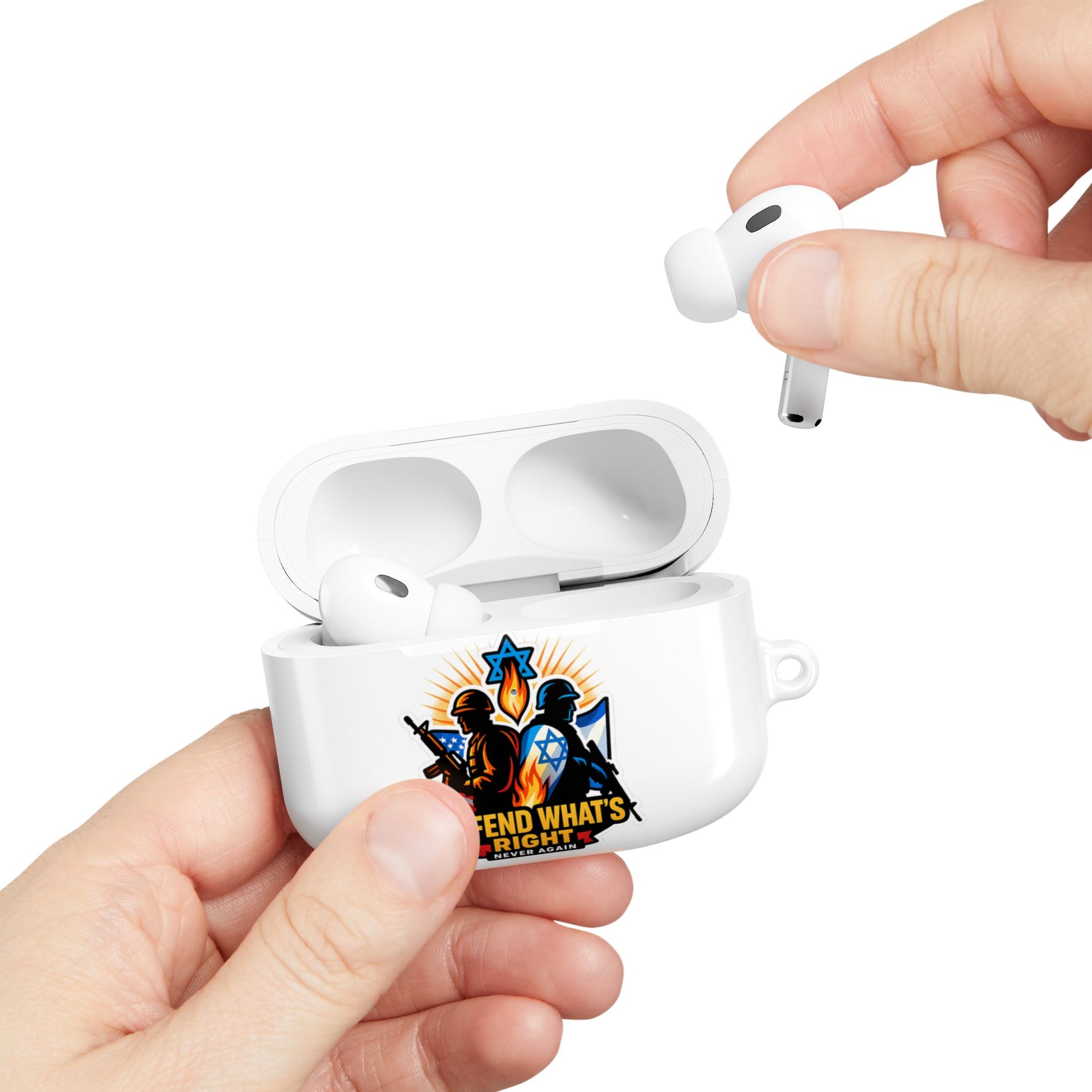 Defend What's Right AirPod Cases - American Zionist
