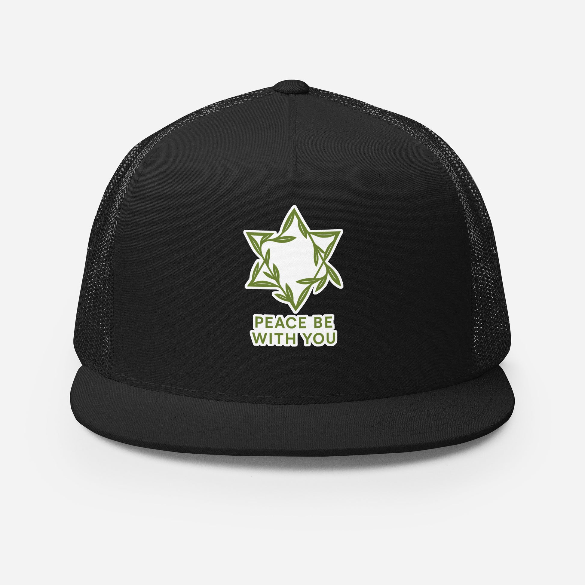 Peacewoven Star 5 Panel Trucker Cap - American Zionist
