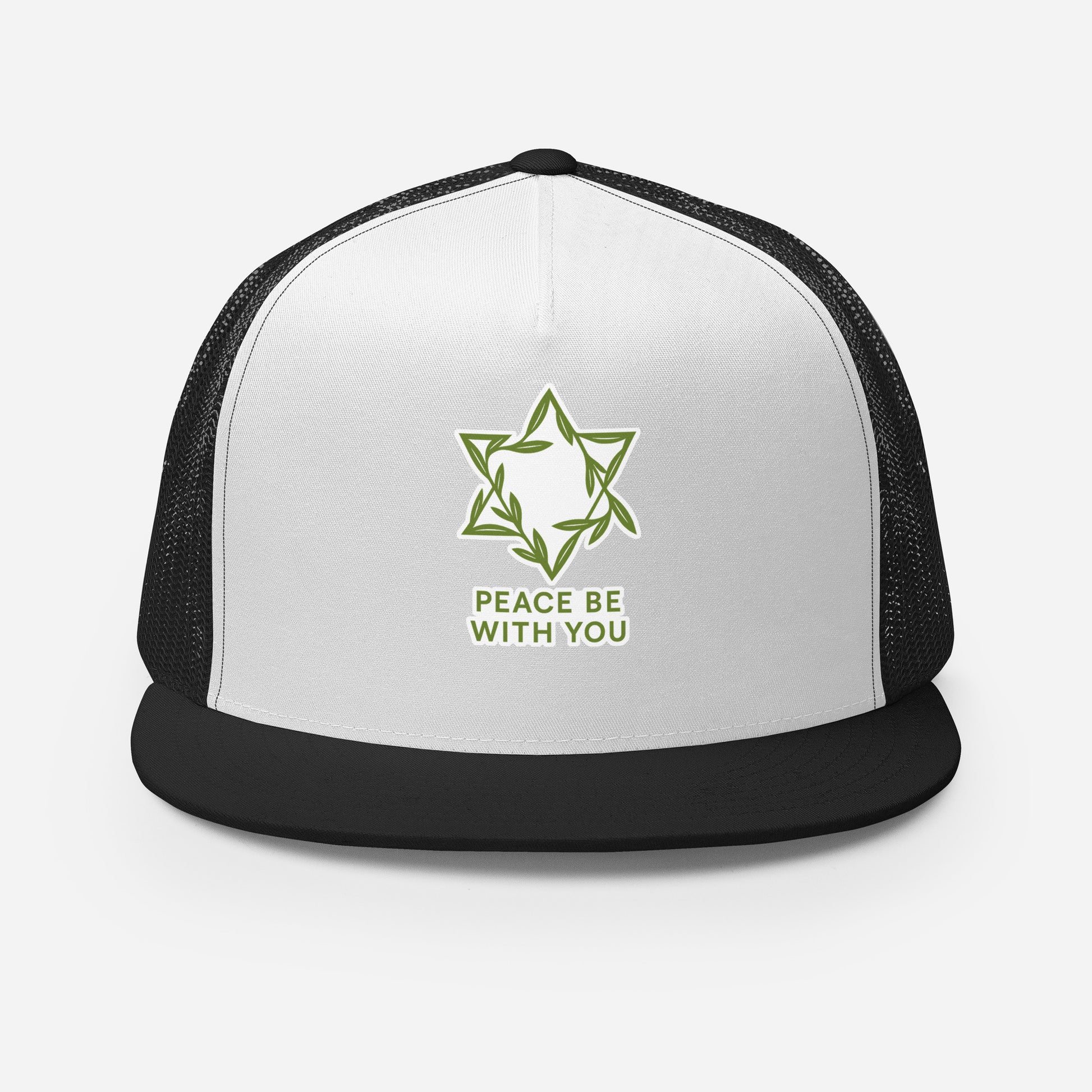 Peacewoven Star 5 Panel Trucker Cap - American Zionist