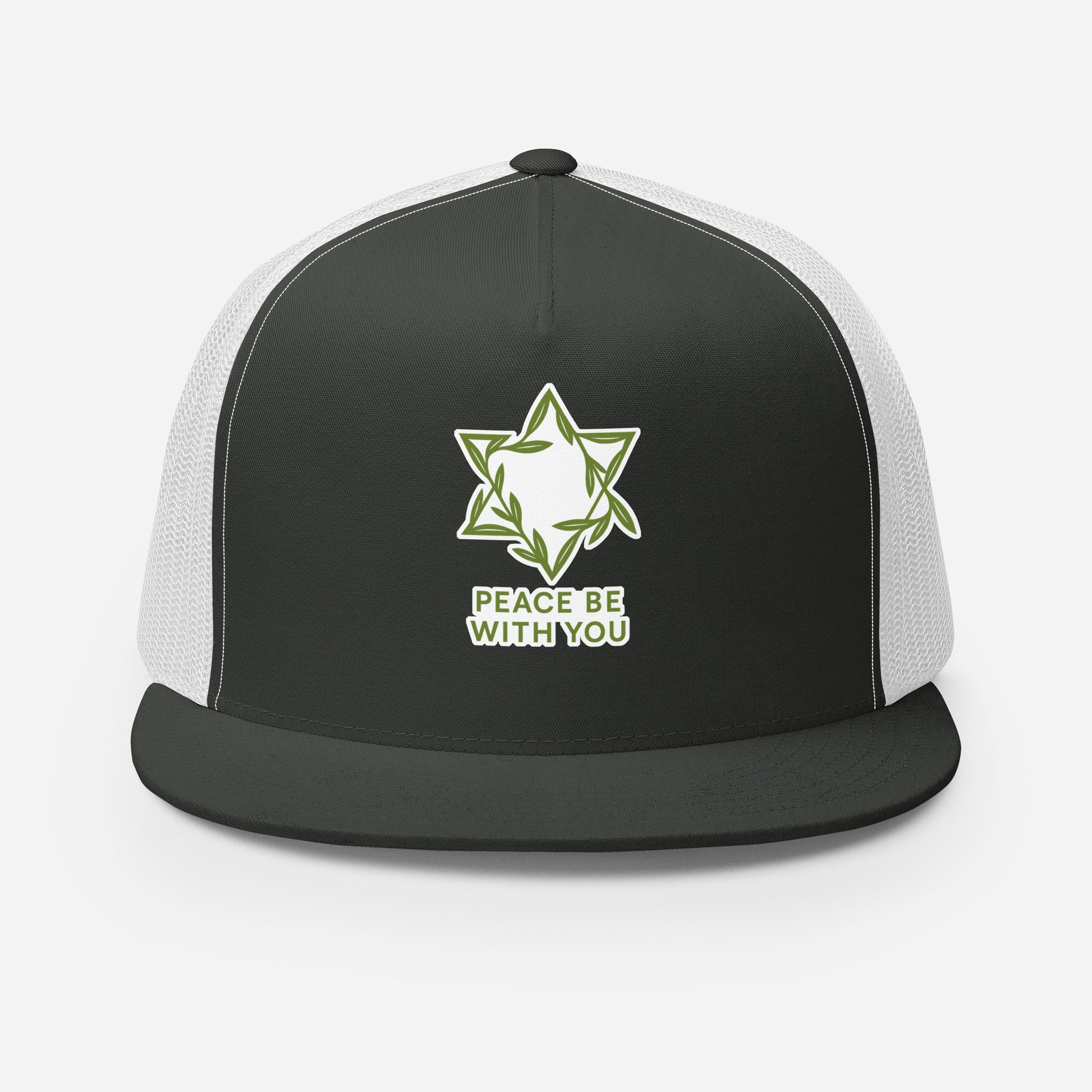 Peacewoven Star 5 Panel Trucker Cap - American Zionist