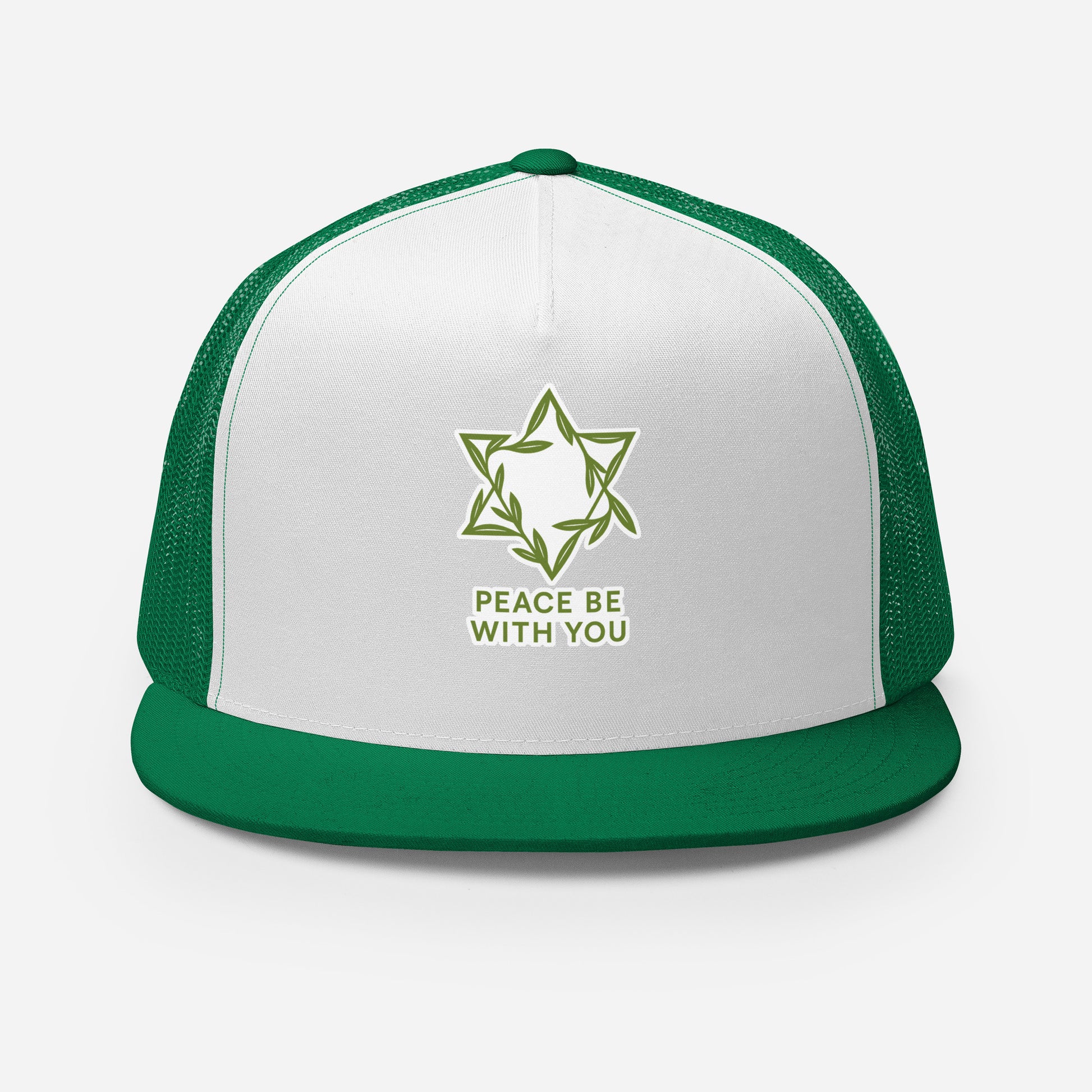Peacewoven Star 5 Panel Trucker Cap - American Zionist