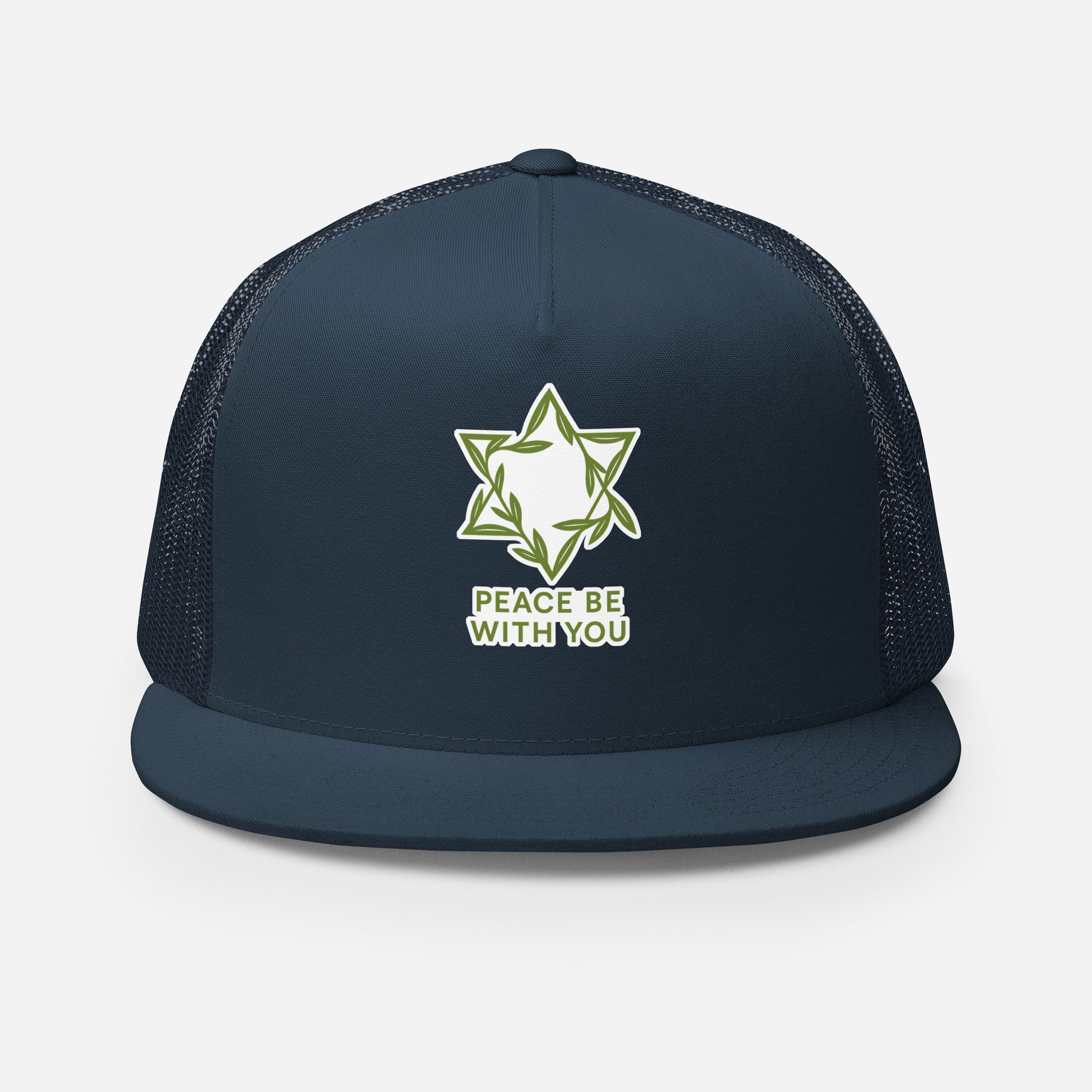 Peacewoven Star 5 Panel Trucker Cap - American Zionist