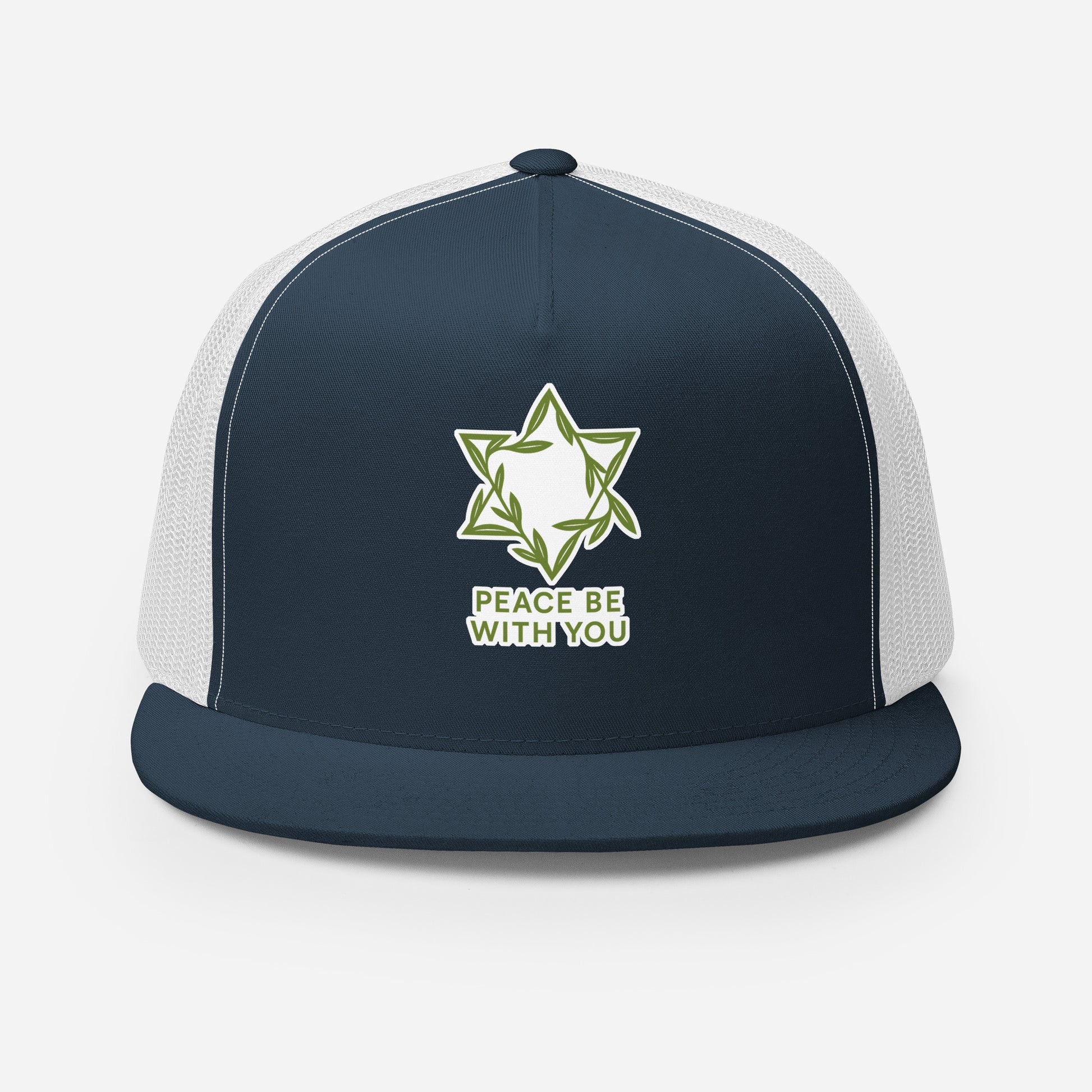 Peacewoven Star 5 Panel Trucker Cap - American Zionist