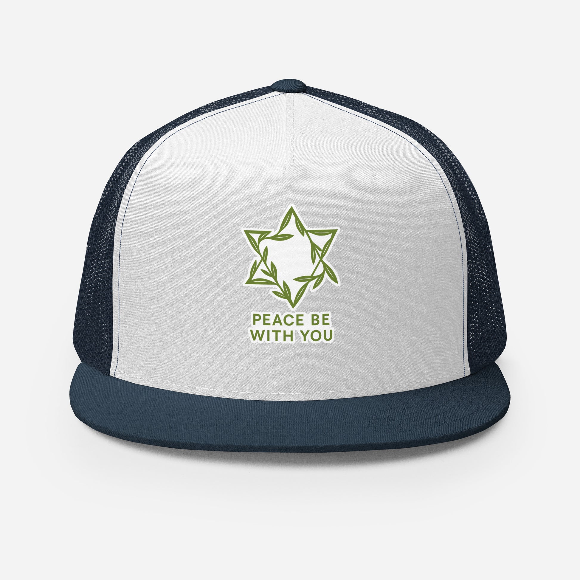 Peacewoven Star 5 Panel Trucker Cap - American Zionist