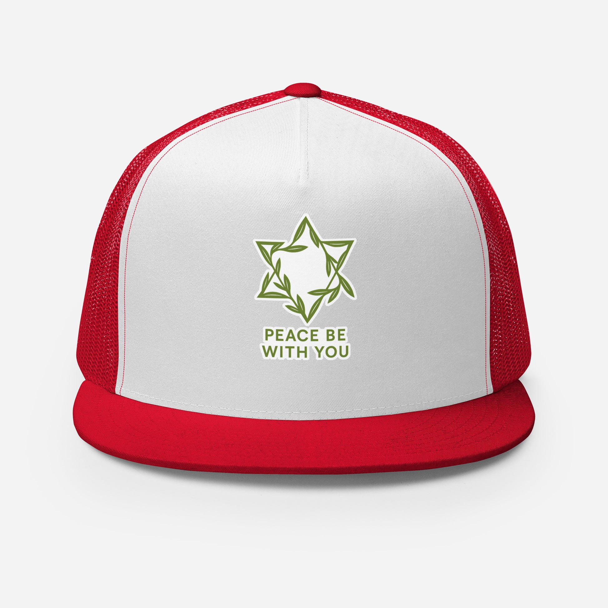 Peacewoven Star 5 Panel Trucker Cap - American Zionist