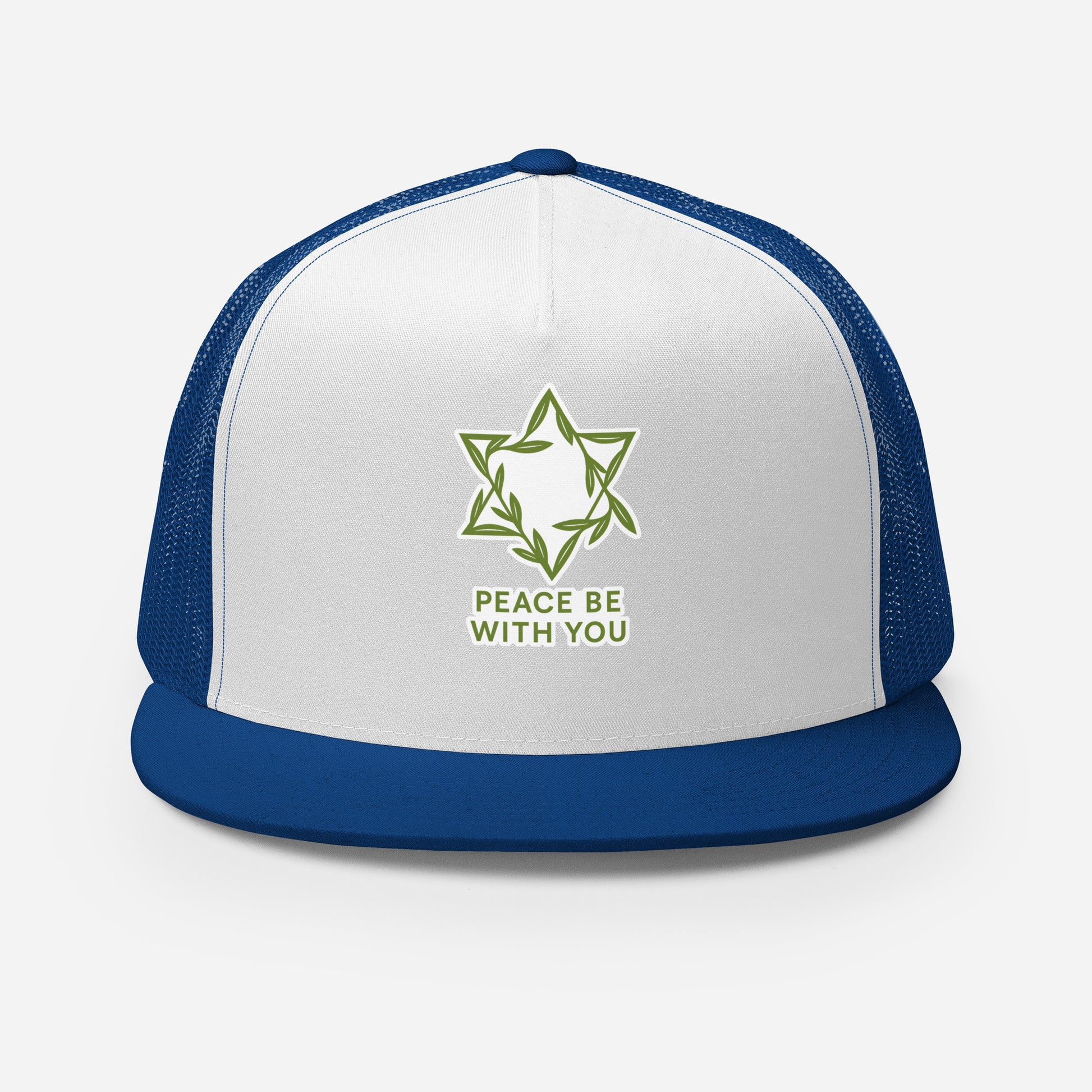 Peacewoven Star 5 Panel Trucker Cap - American Zionist