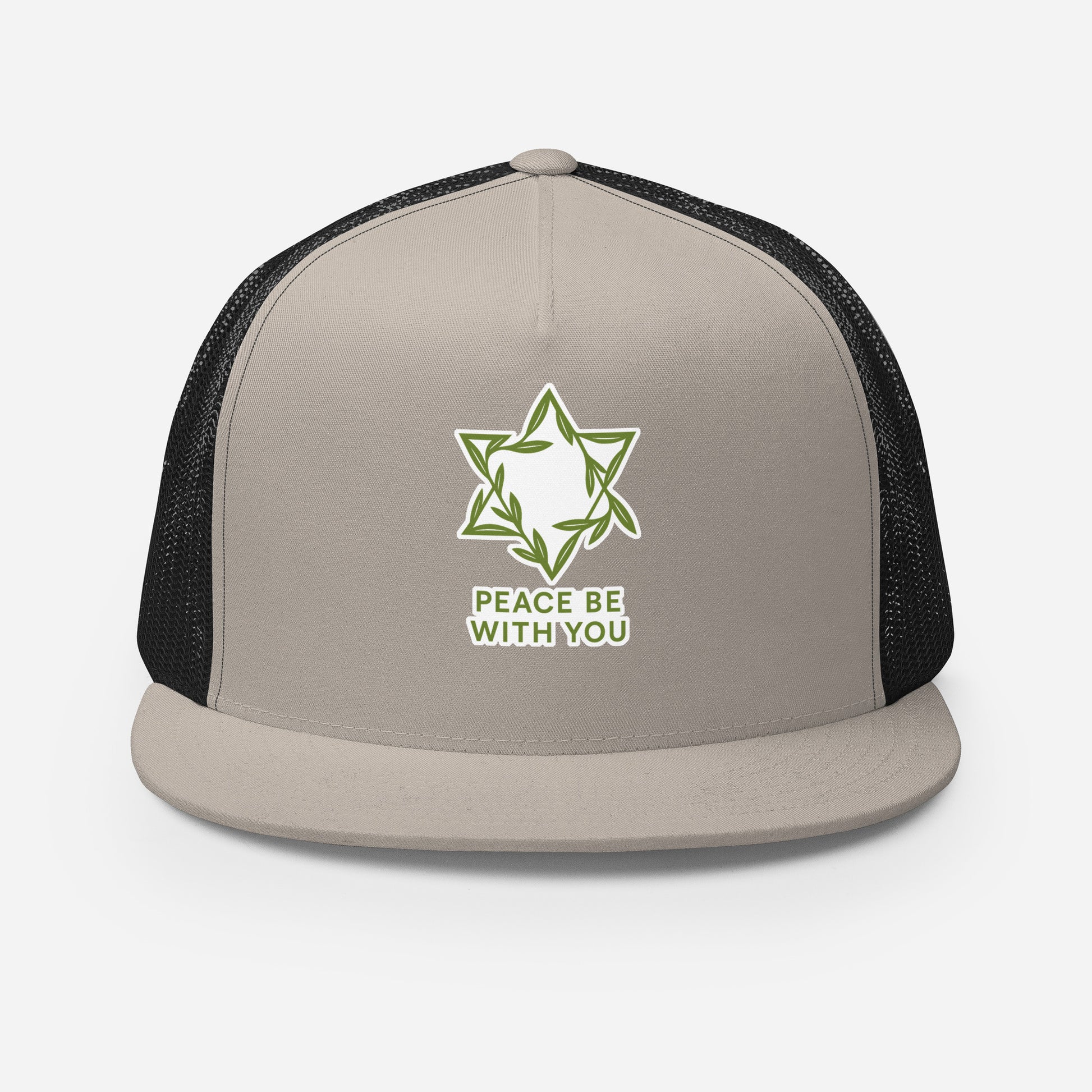Peacewoven Star 5 Panel Trucker Cap - American Zionist