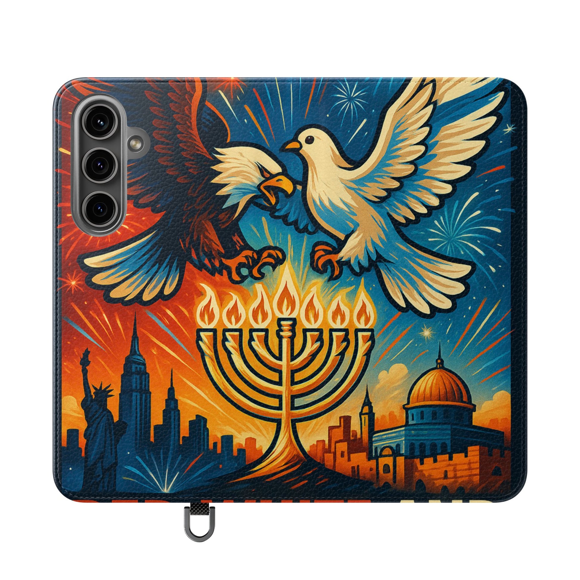 Red White and Blue Flip Cases - American Zionist
