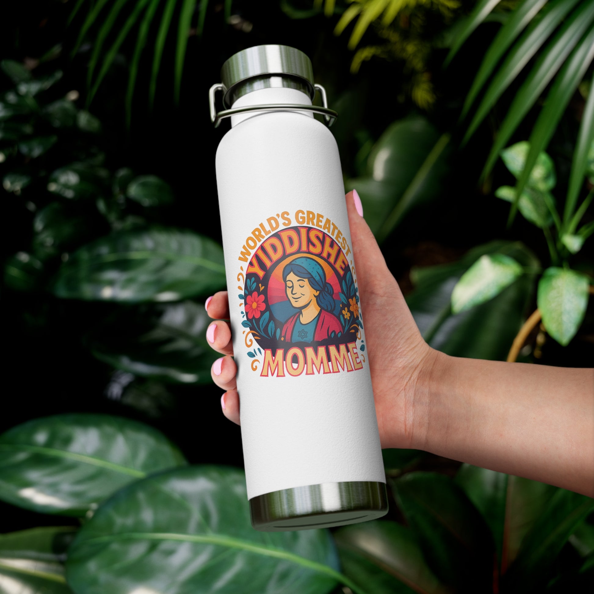 Yiddishe Momme Copper Vacuum Insulated Bottle, 22oz - American Zionist
