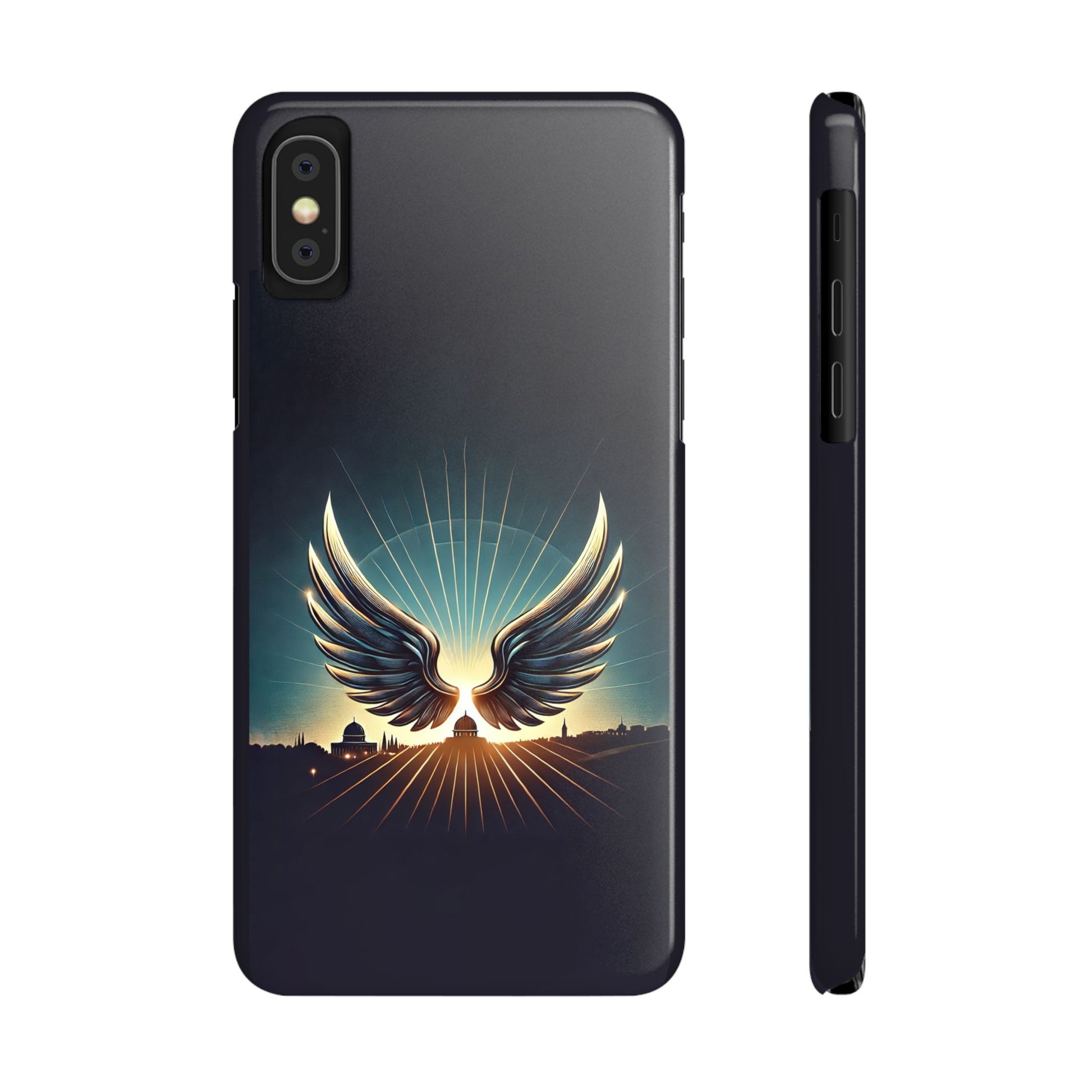 Sunset Wings Slim Phone Cases - American Zionist