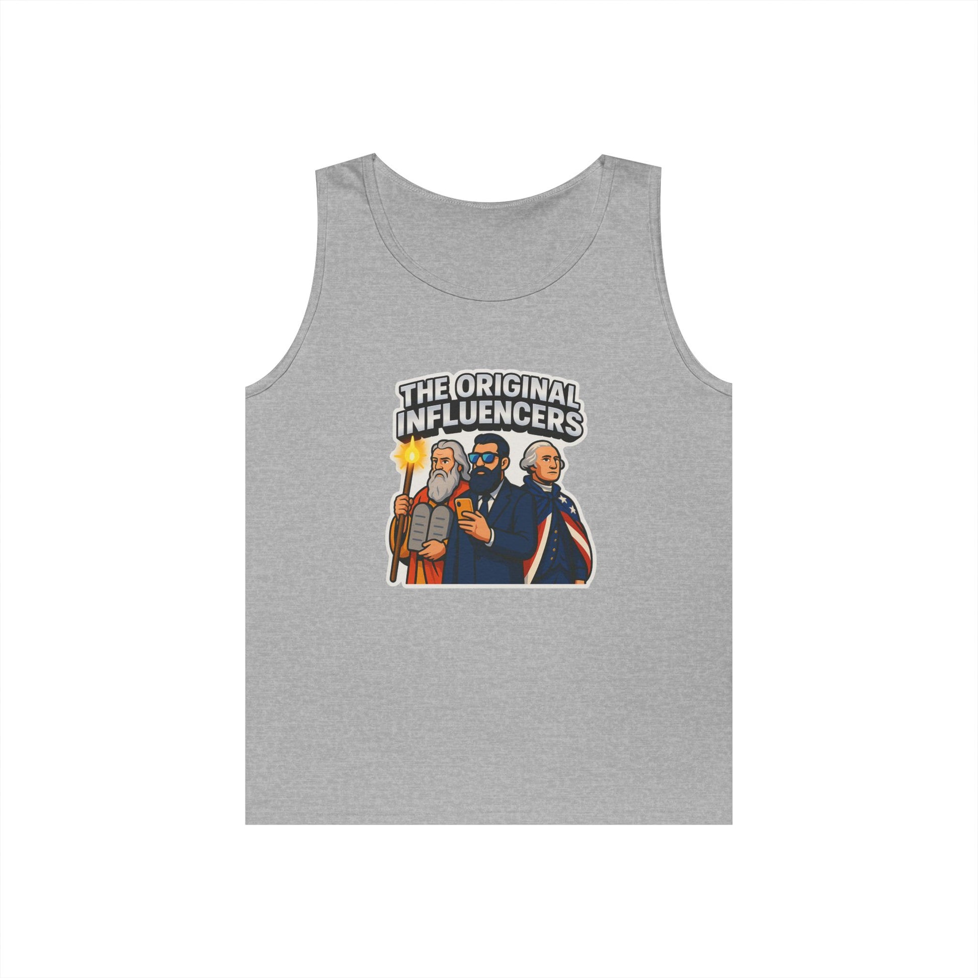 Original Influencers Unisex Heavy Cotton Tank Top - American Zionist
