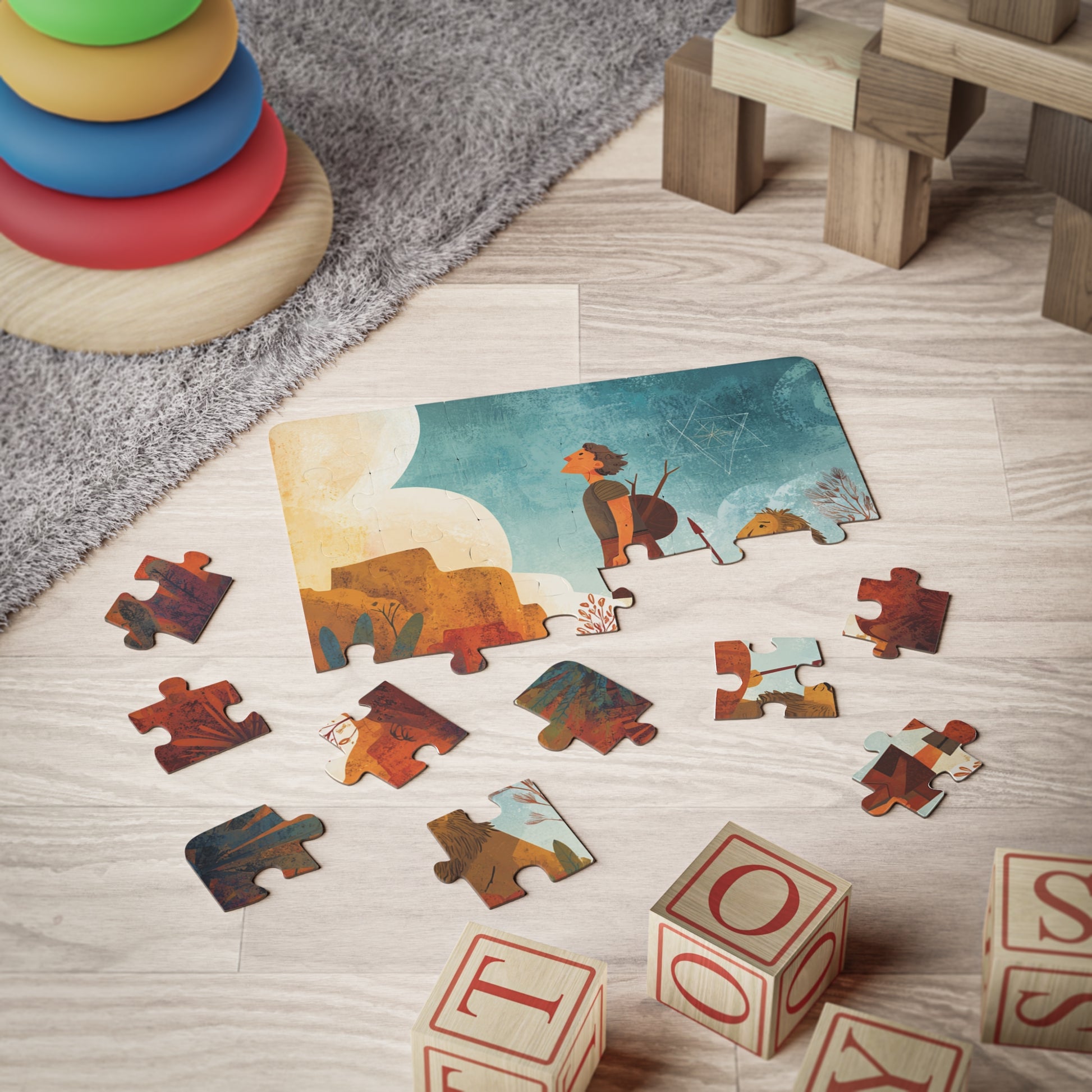 Jerusalem Adventurer Kids' Puzzle, 30 - Piece - American Zionist