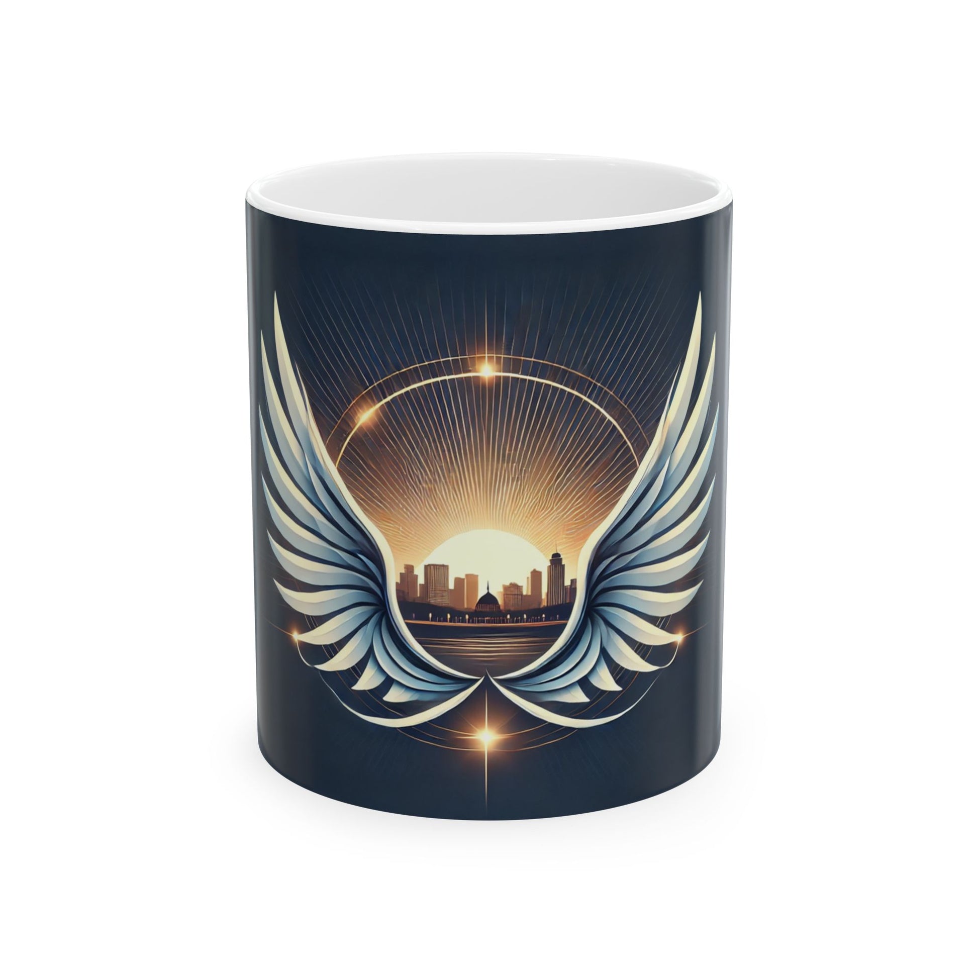 Sunset Wings Ceramic Mug 11oz, 150z - American Zionist