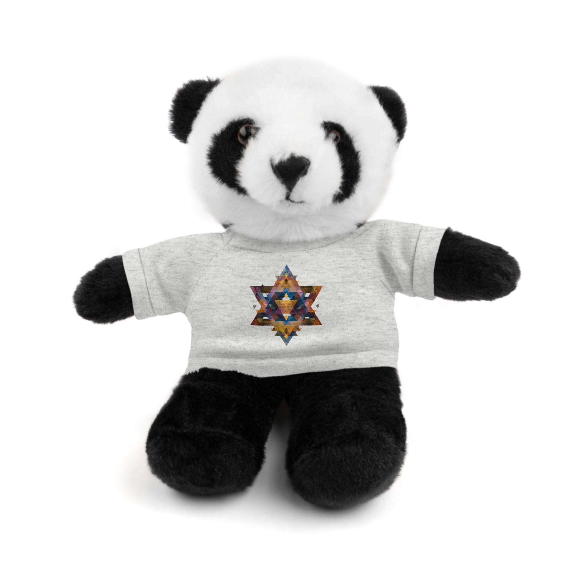 Star Of David Geometric Stuffed Animals with Tee - American Zionist