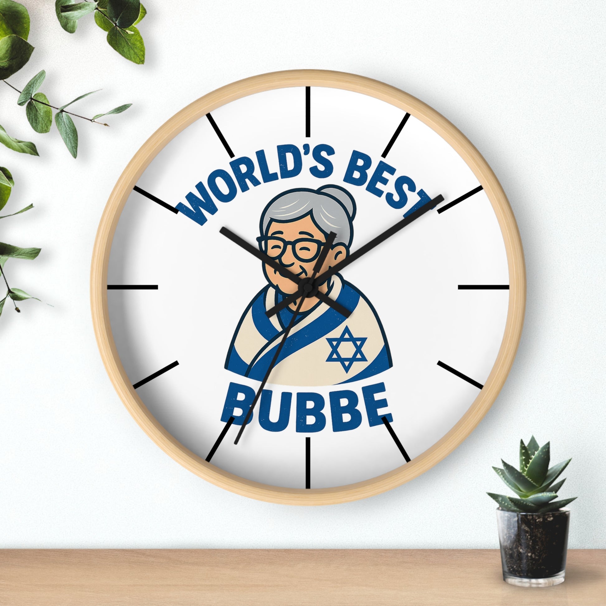 Best Bubbe Wall Clock - American Zionist