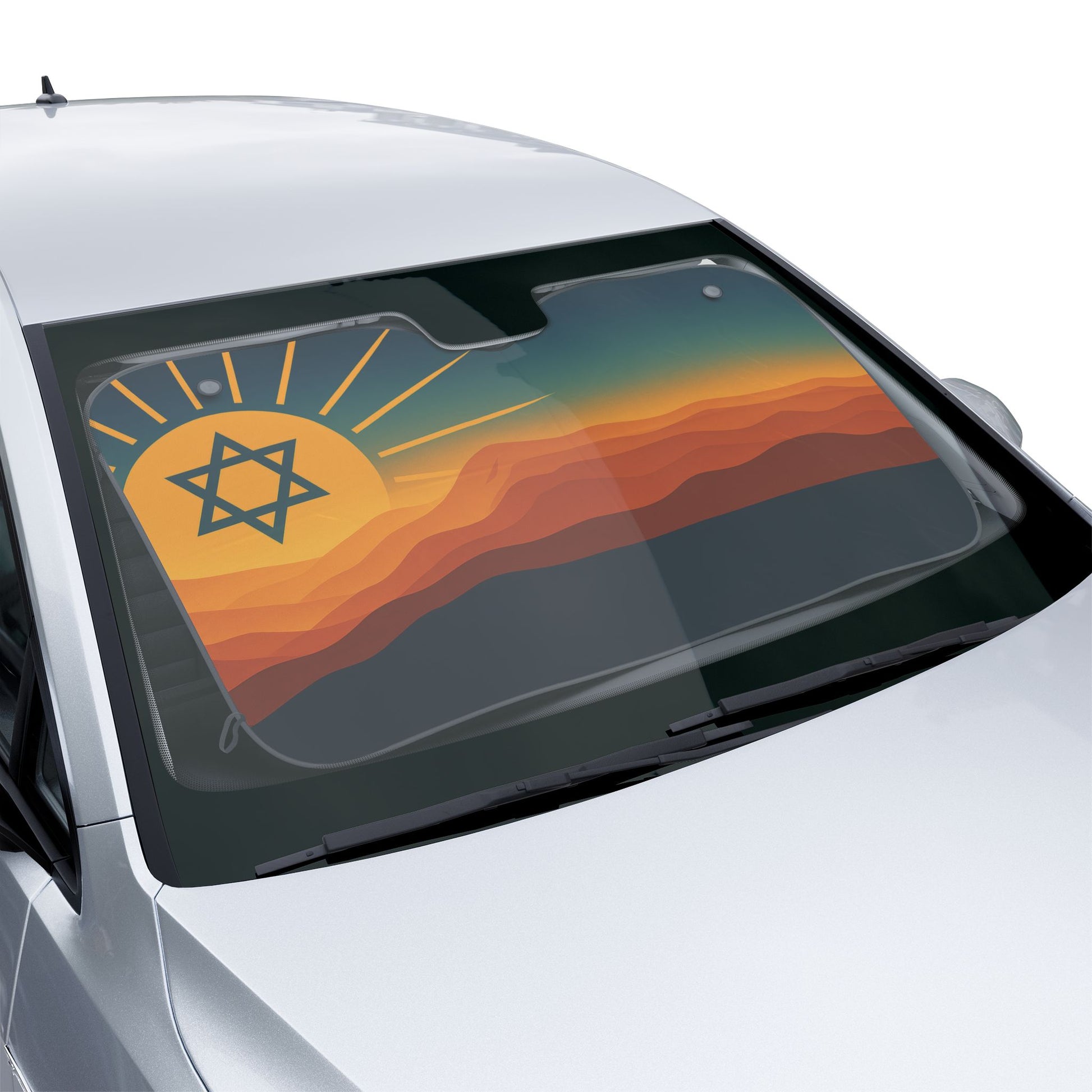 Promise At Dawn Car Sun Shades - American Zionist