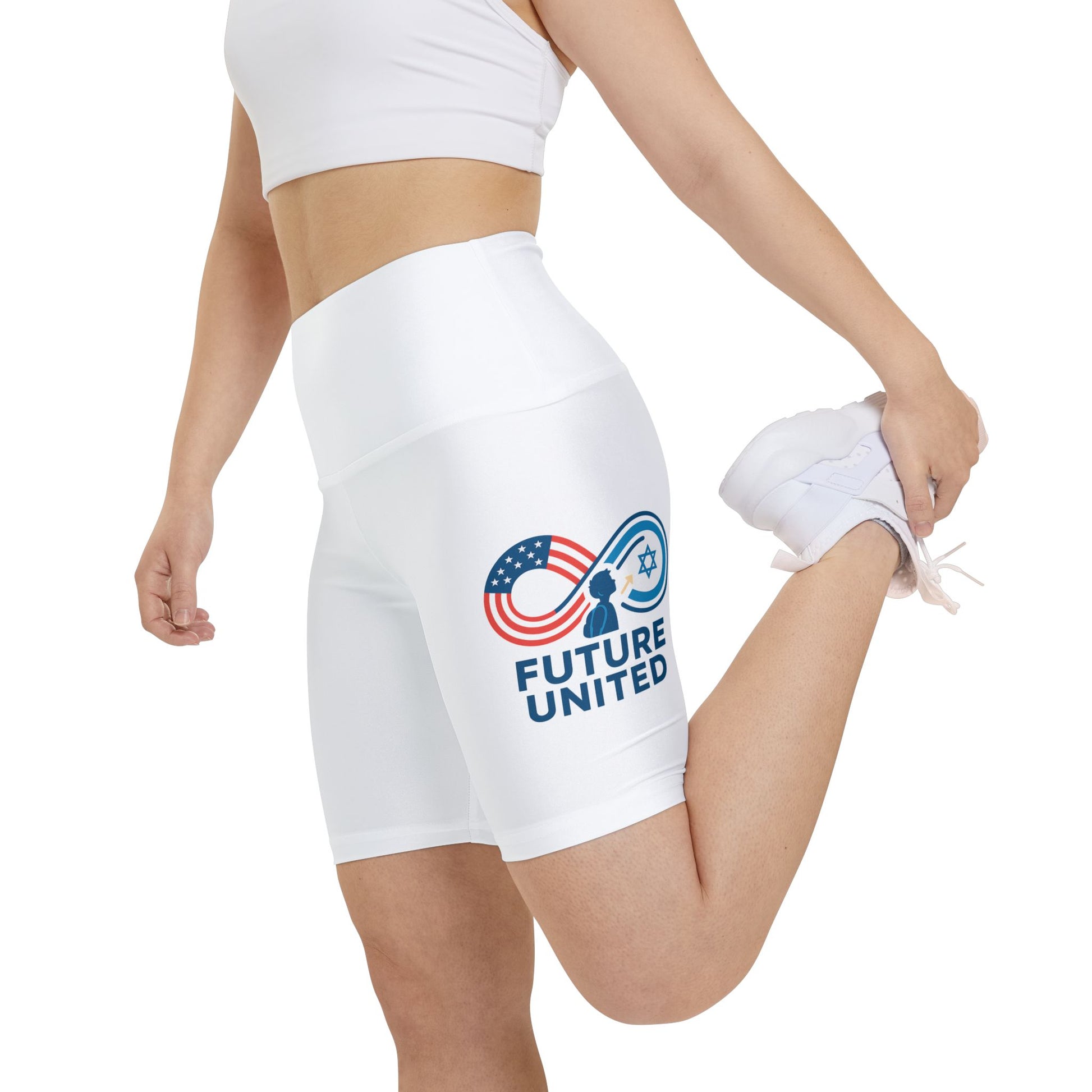 Future United Women's Workout Shorts (AOP) - American Zionist