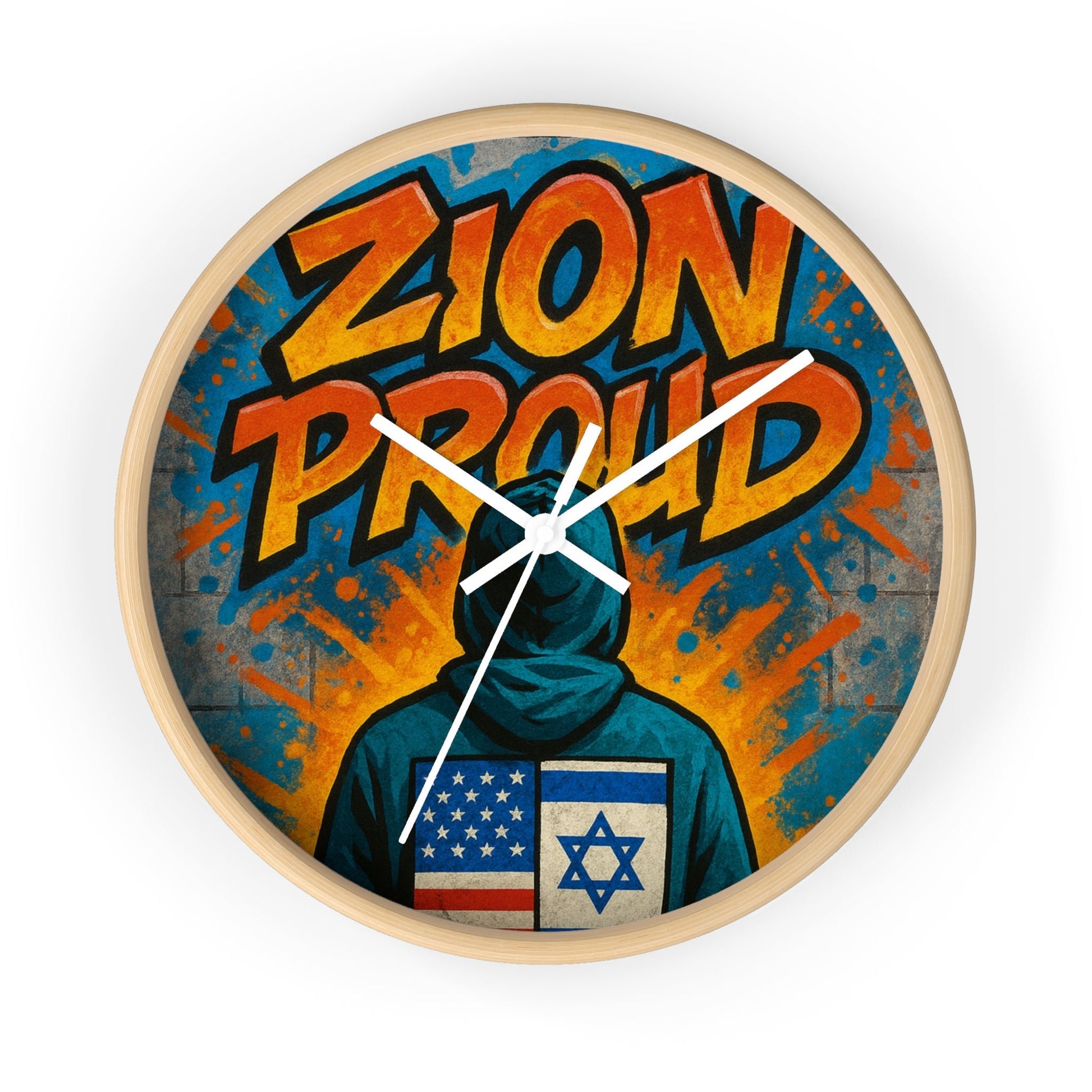 Zion Proud Wall Clock - American Zionist