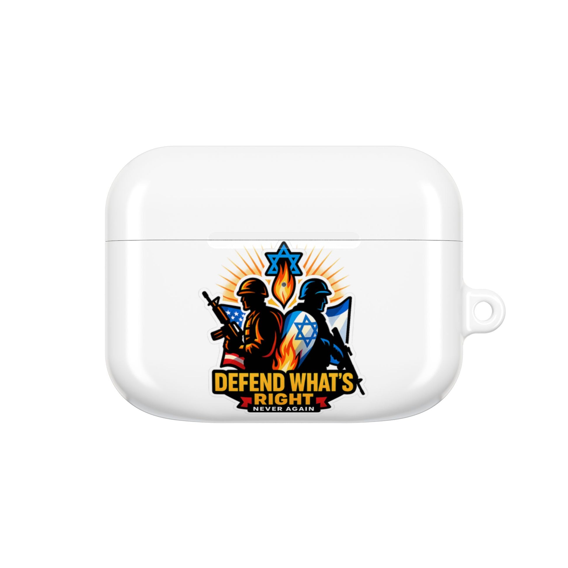 Defend What's Right AirPod Cases - American Zionist
