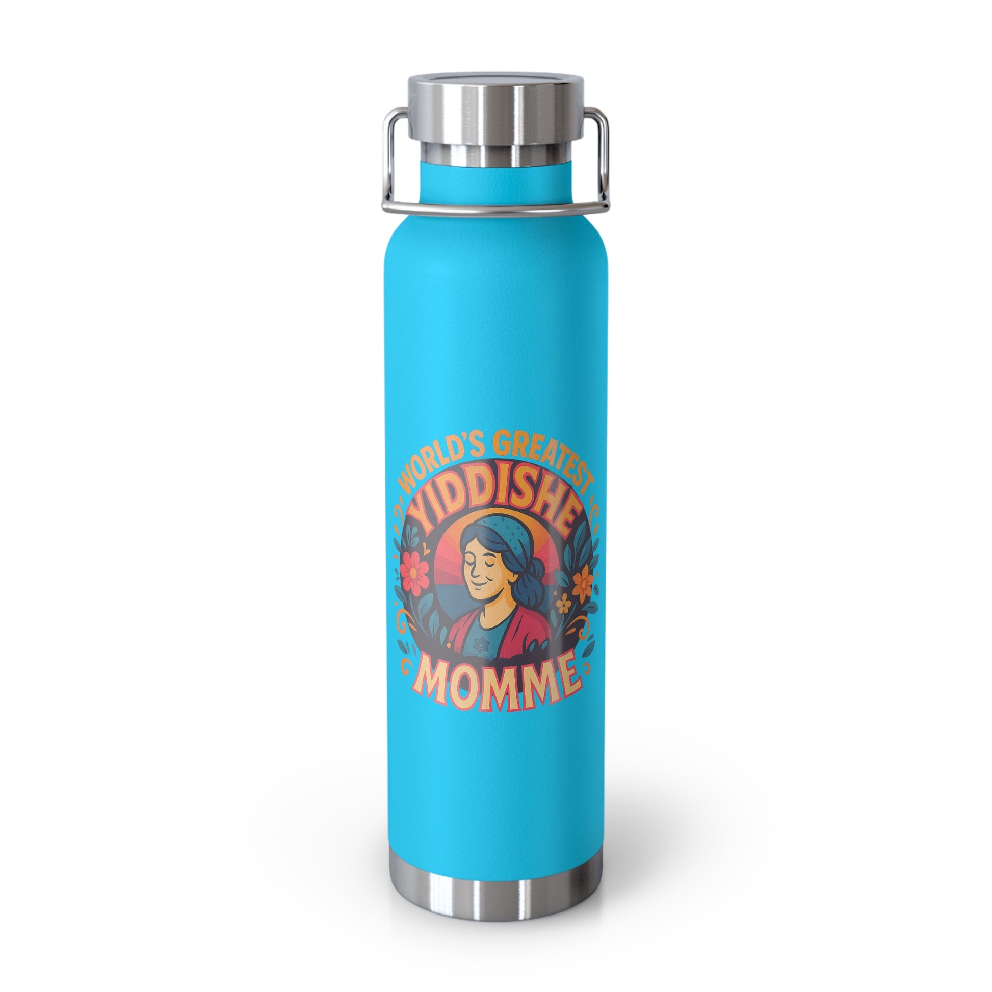 Yiddishe Momme Copper Vacuum Insulated Bottle, 22oz - American Zionist
