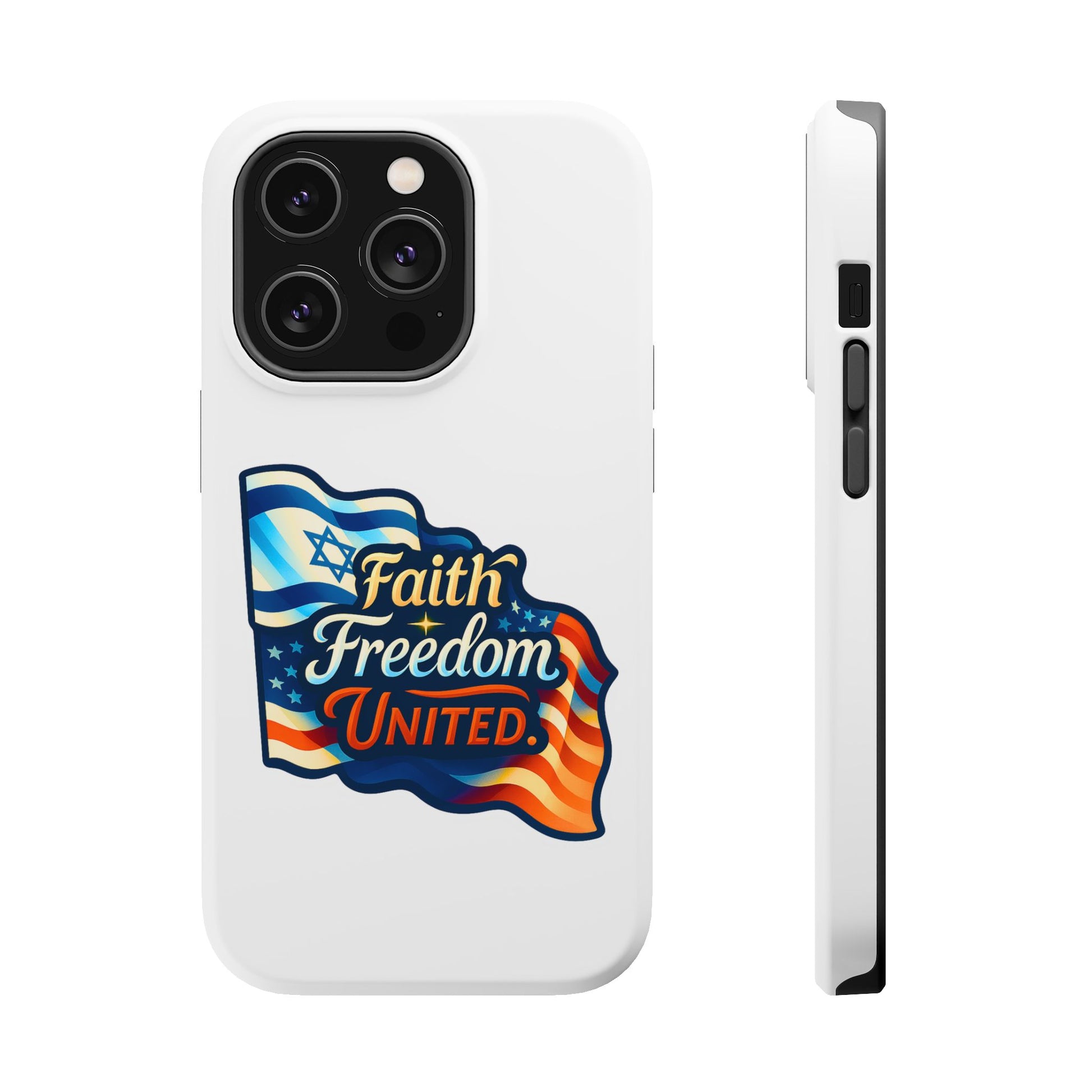 Faith Freedom United Magnetic Tough Cases - American Zionist