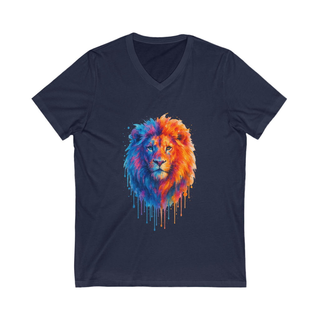 Judah Unleashed Unisex Jersey Short Sleeve V - Neck Tee - American Zionist