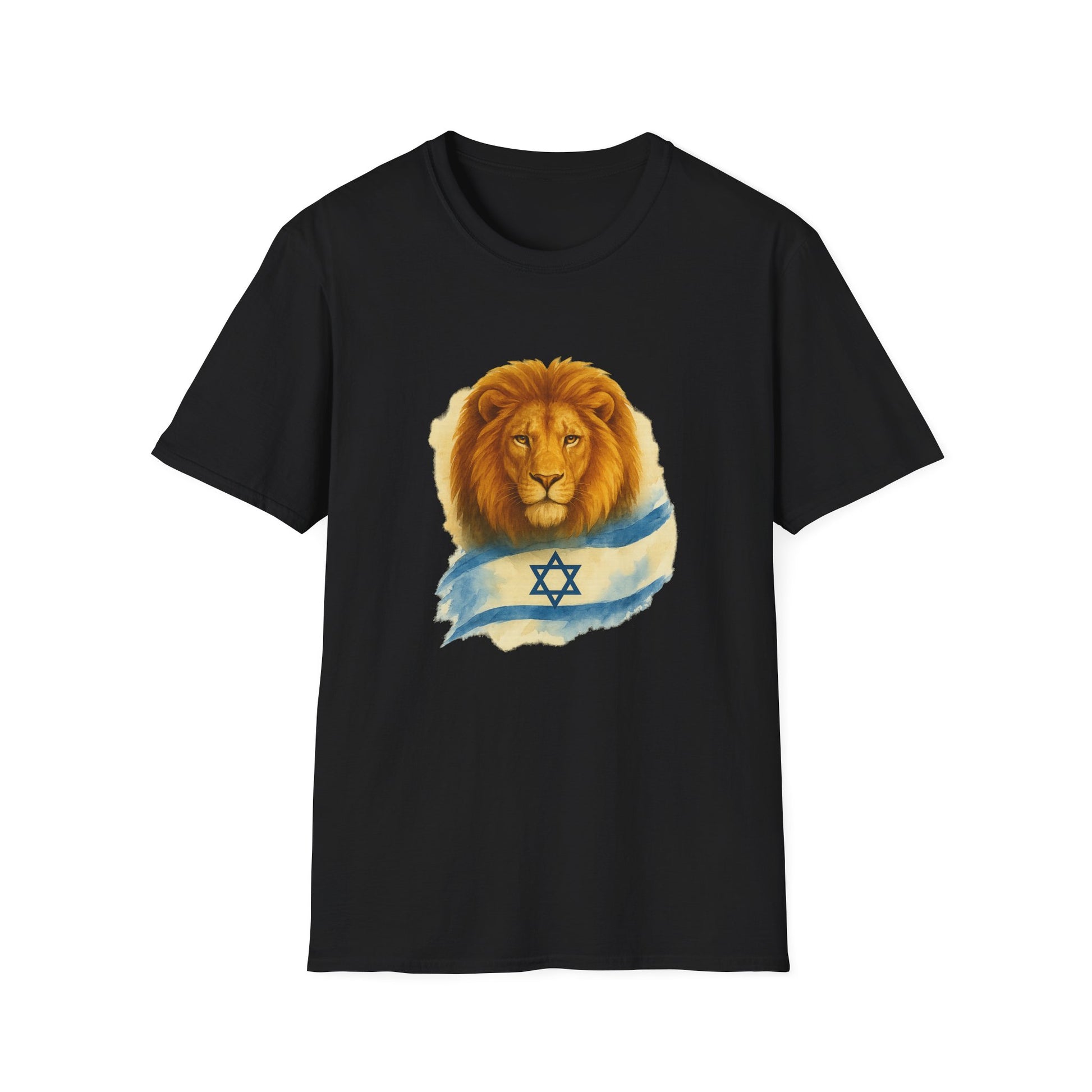 Lion Of Israel Unisex Softstyle T-Shirt - American Zionist