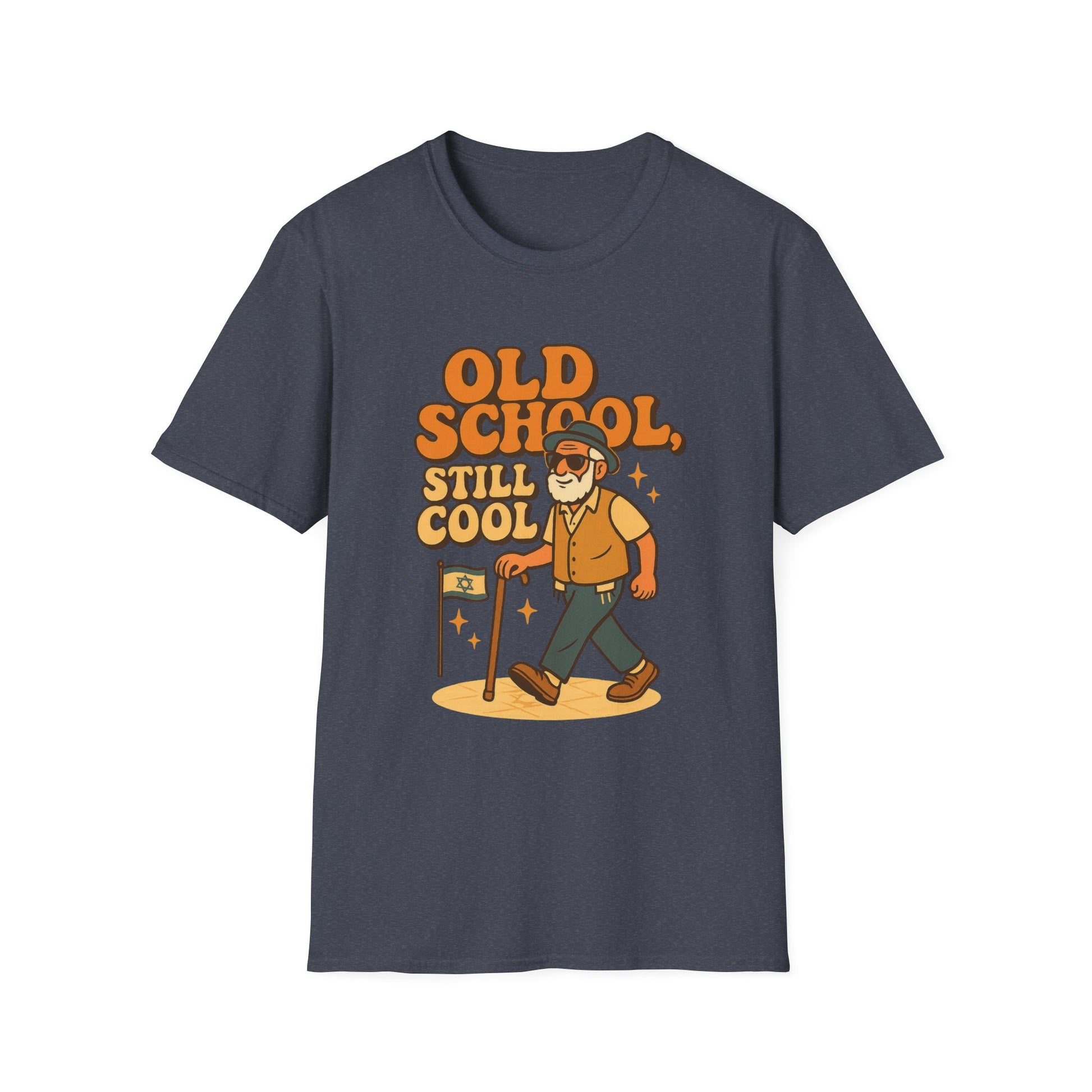 Old School Grandpa Softstyle T-Shirt - American Zionist
