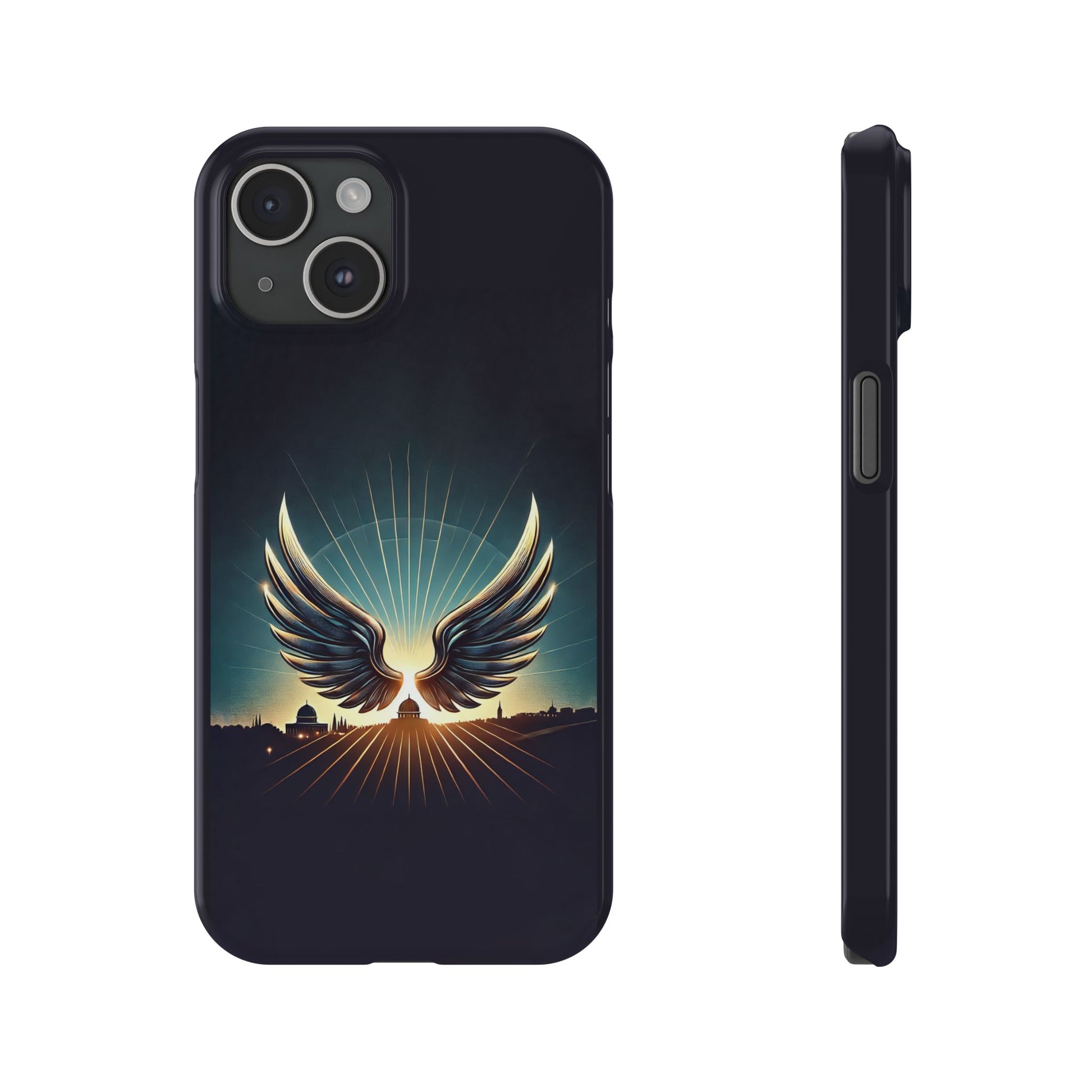 Sunset Wings Slim Phone Cases - American Zionist