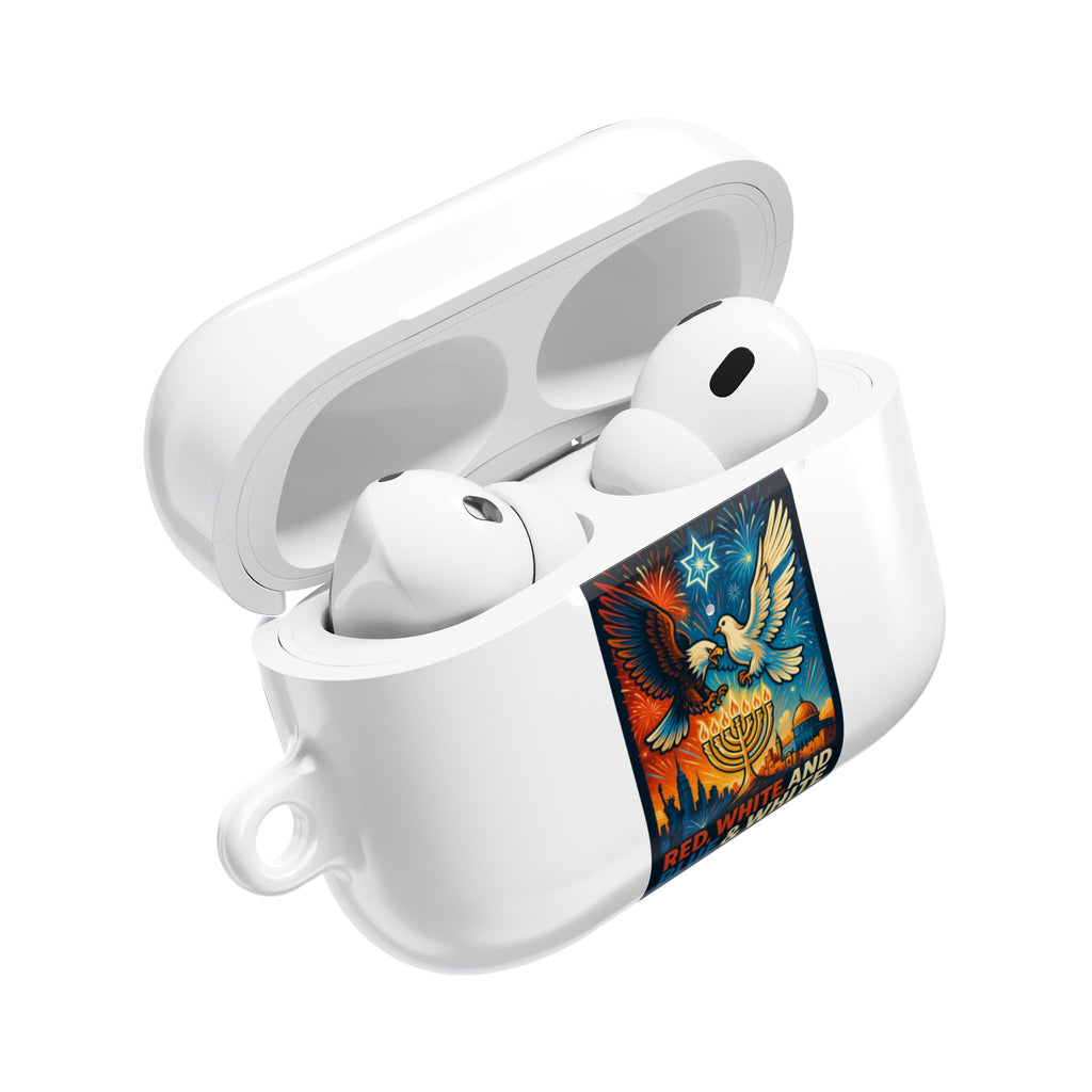 Red White and Blue AirPod Cases - American Zionist