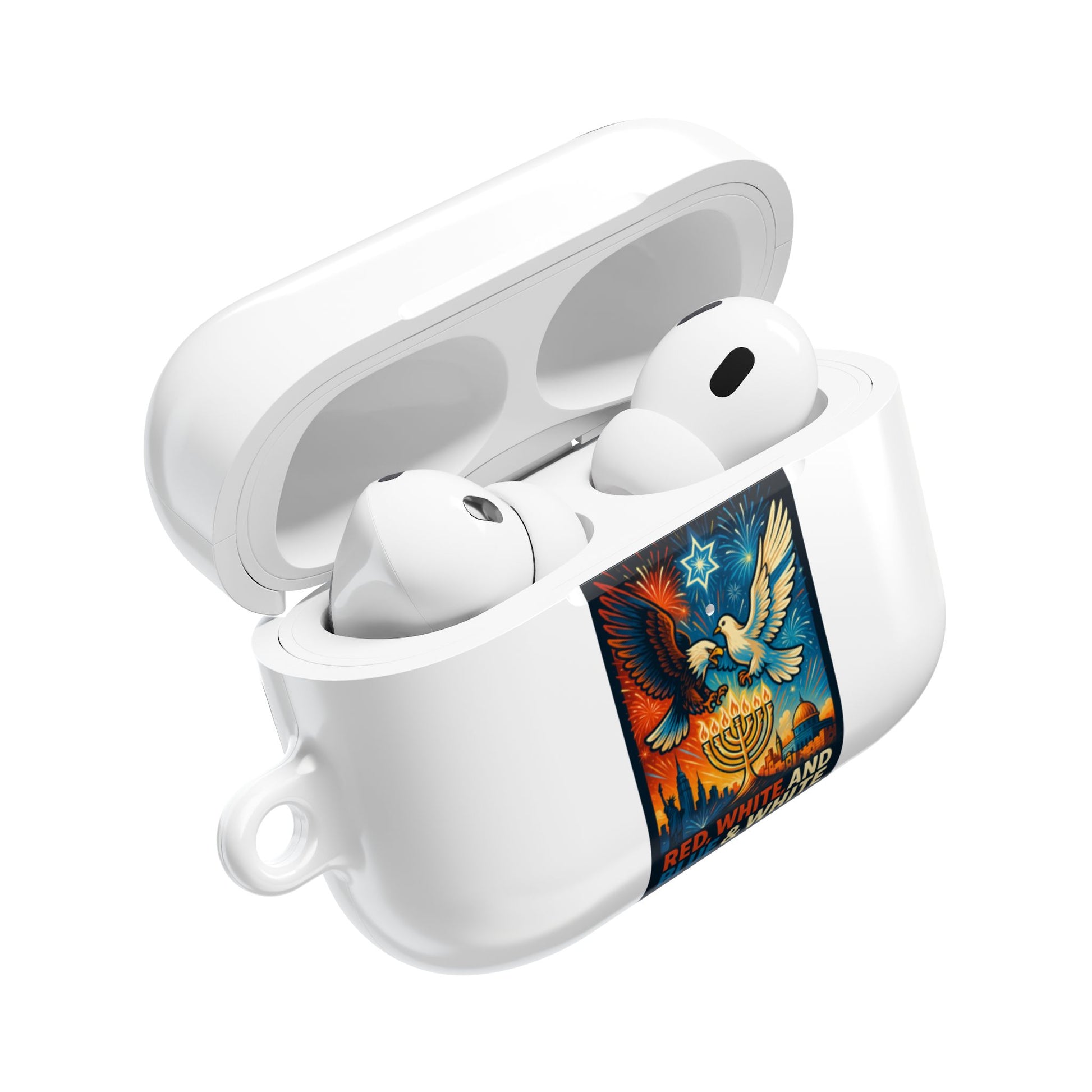 Red White and Blue AirPod Cases - American Zionist