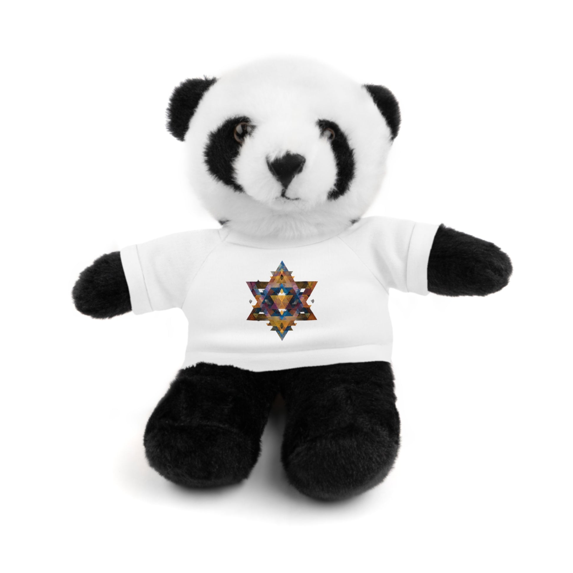 Star Of David Geometric Stuffed Animals with Tee - American Zionist