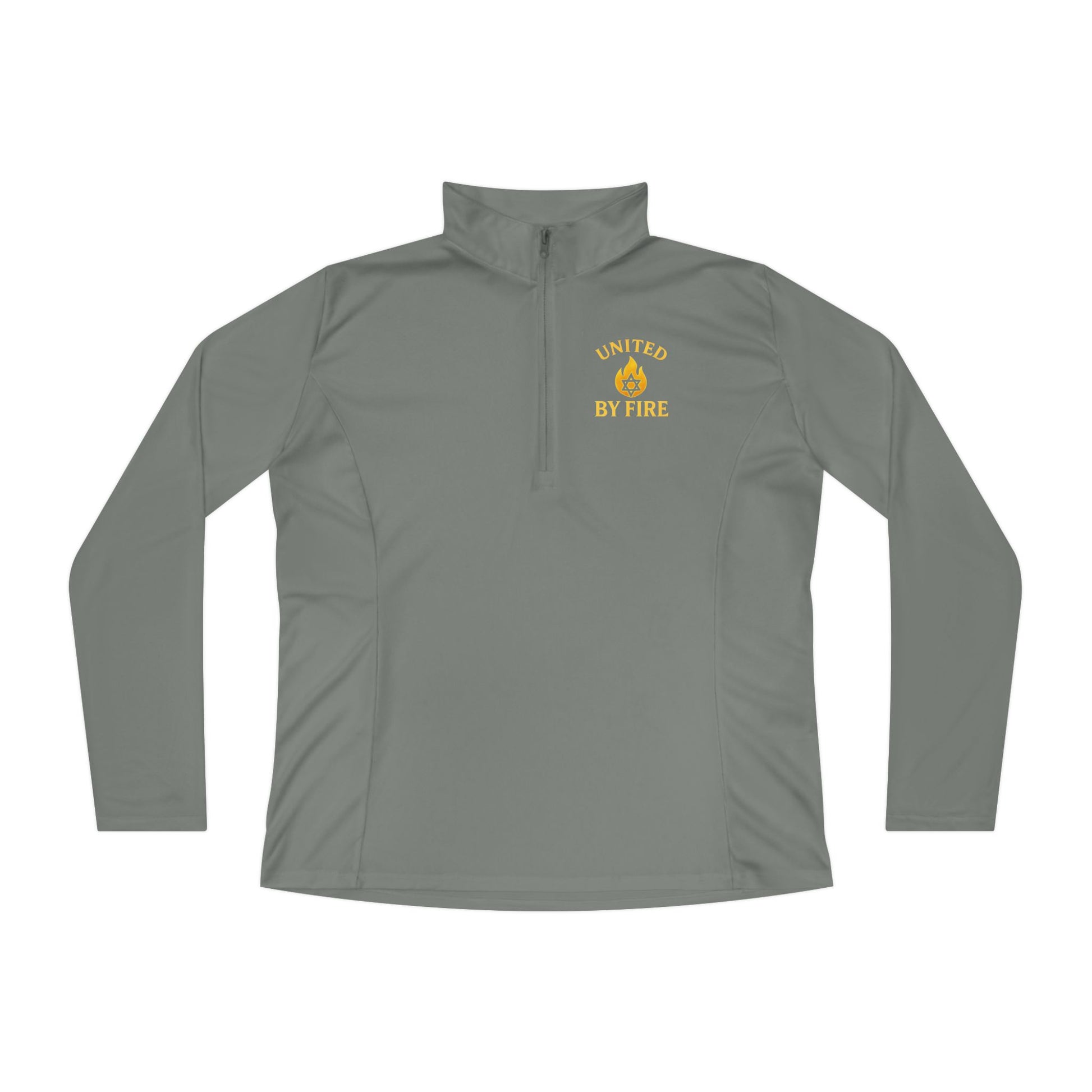 United by Fire Ladies Quarter - Zip Pullover - American Zionist