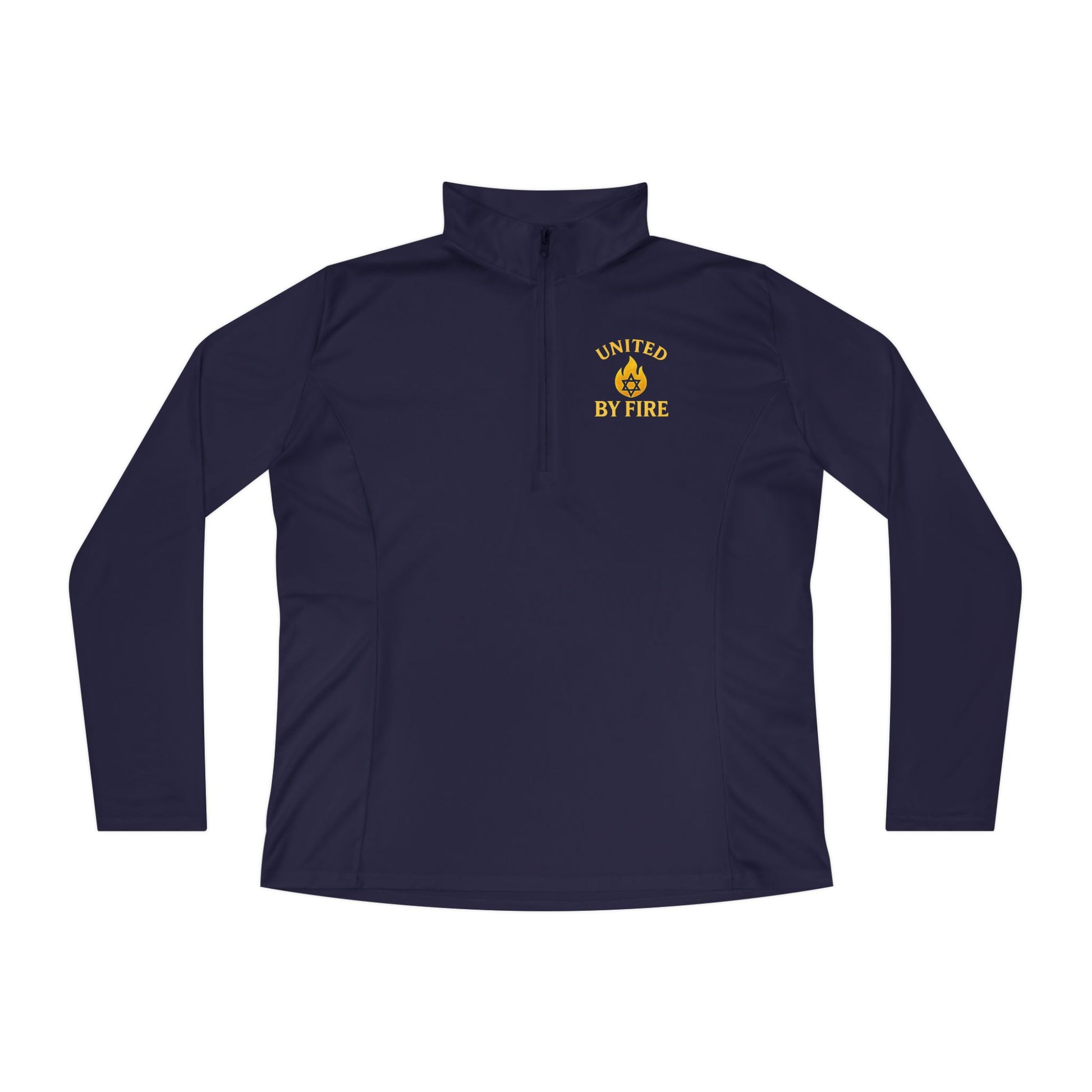 United by Fire Ladies Quarter - Zip Pullover - American Zionist