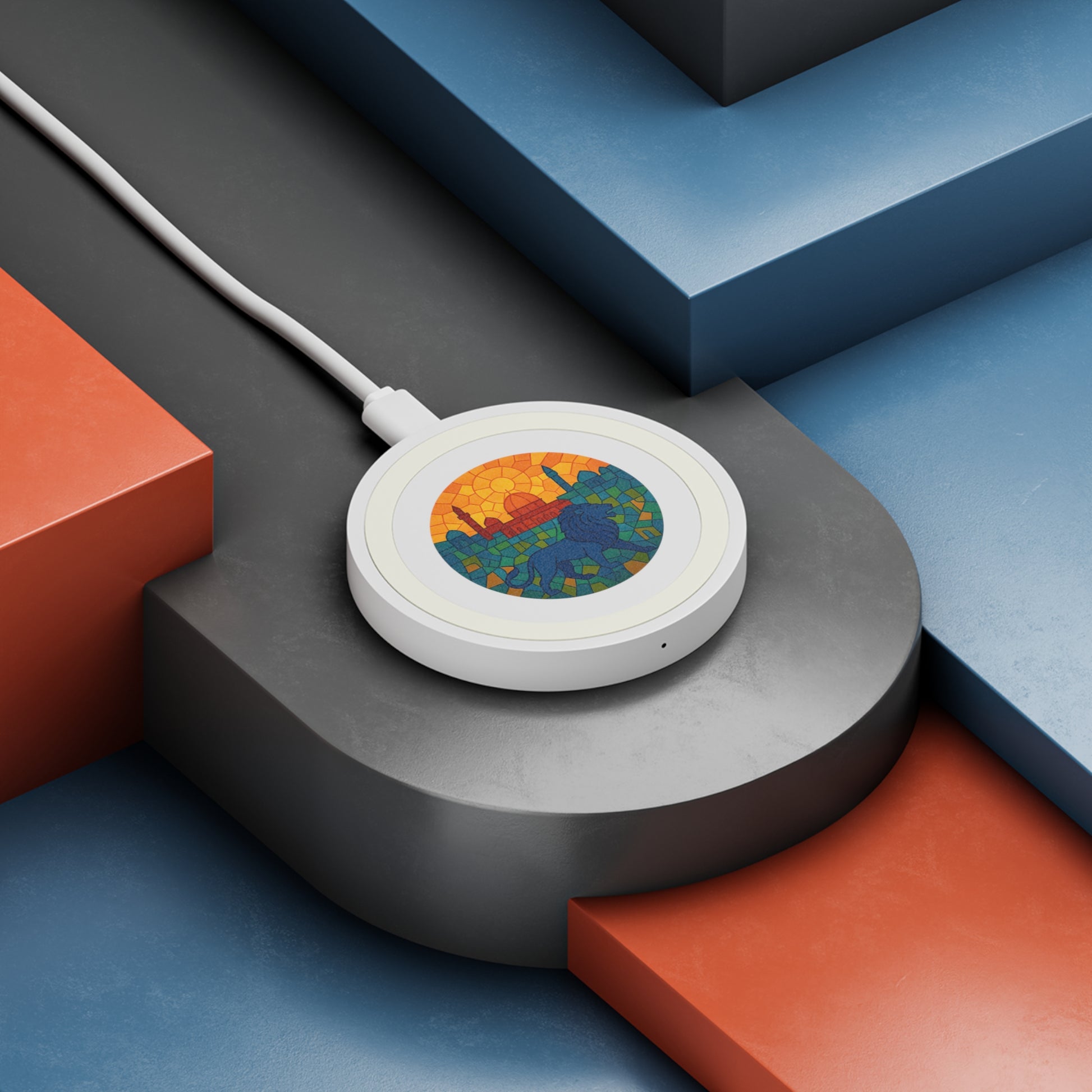 Guardian Of The City Quake Wireless Charging Pad - American Zionist